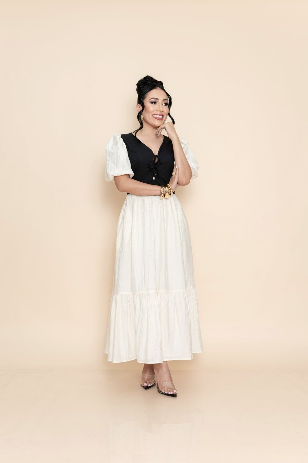 MAXI VESTIDO IVORY P06800