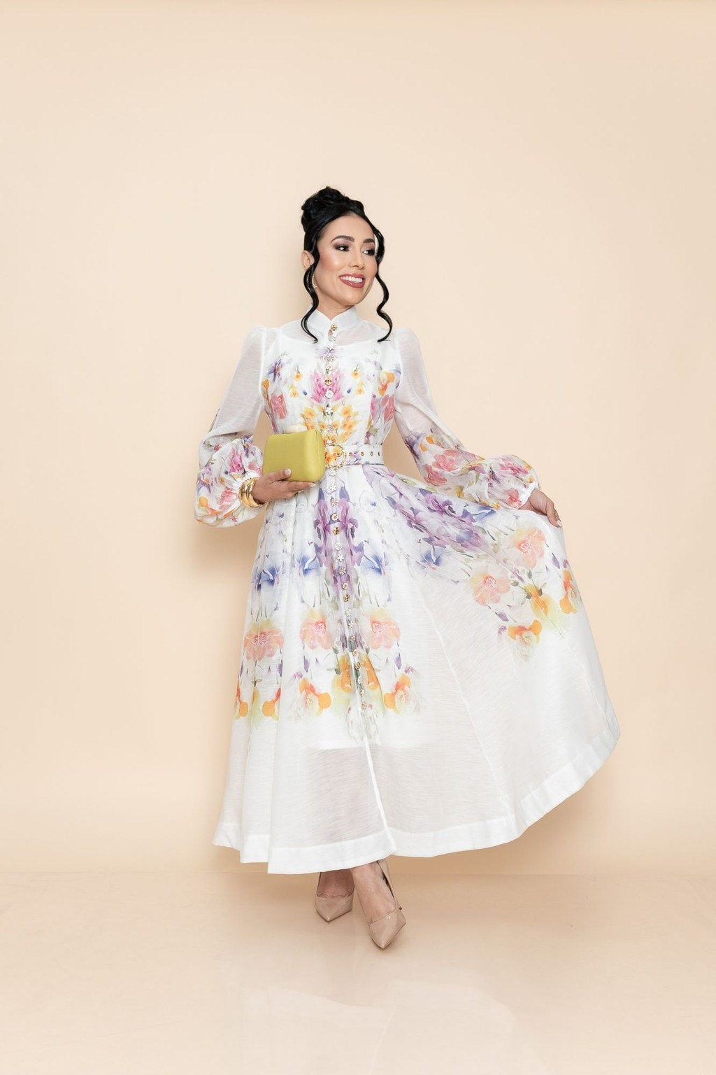 Vestido Floral P07553