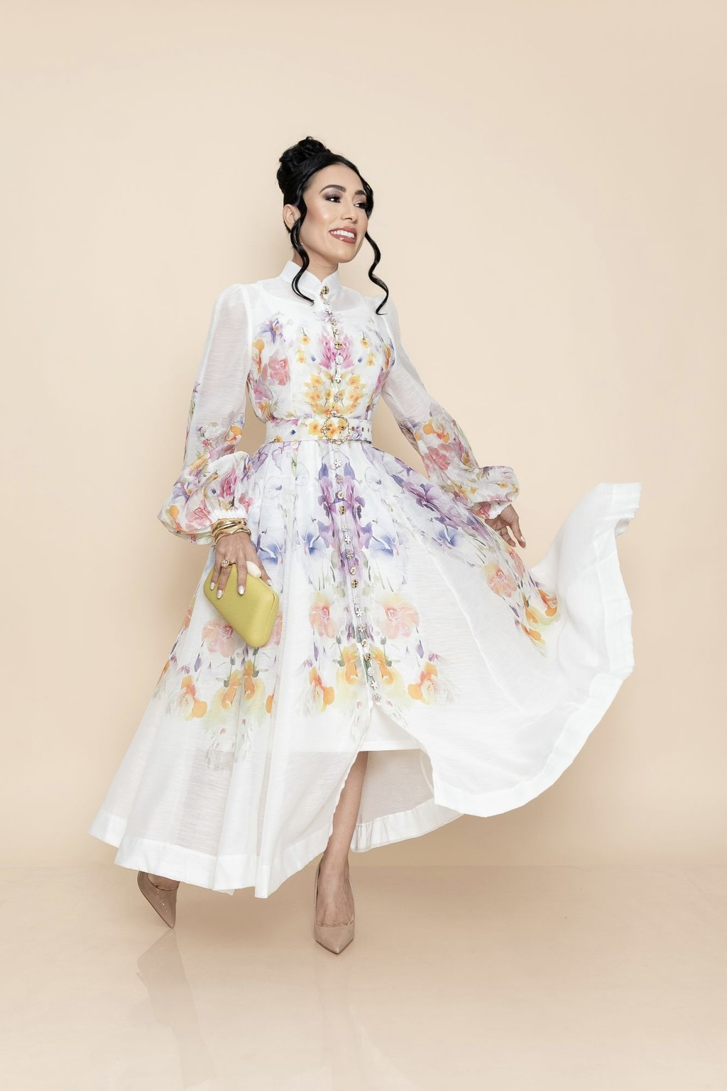 Vestido Floral P07553