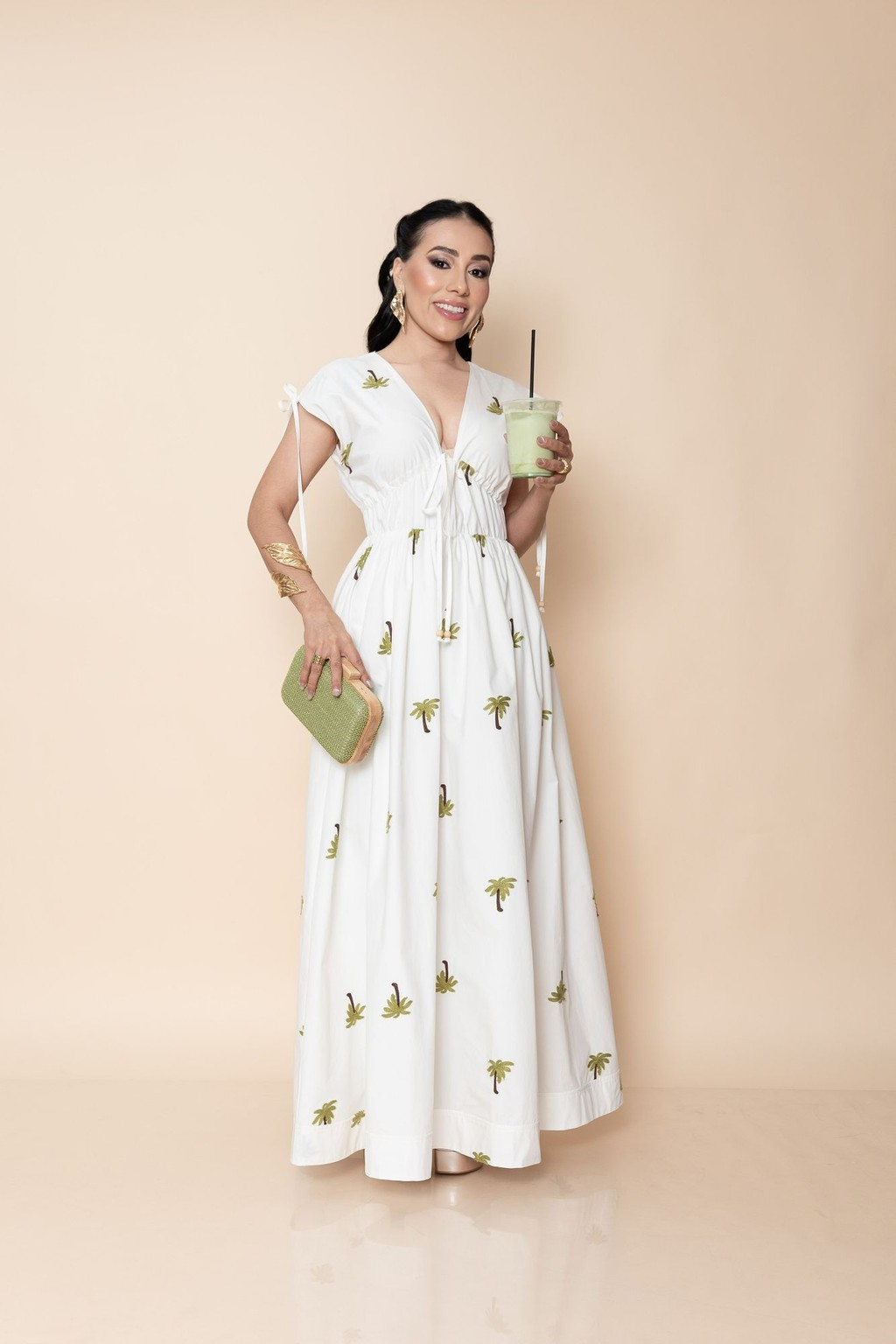 Maxi Vestido Palmera P06938