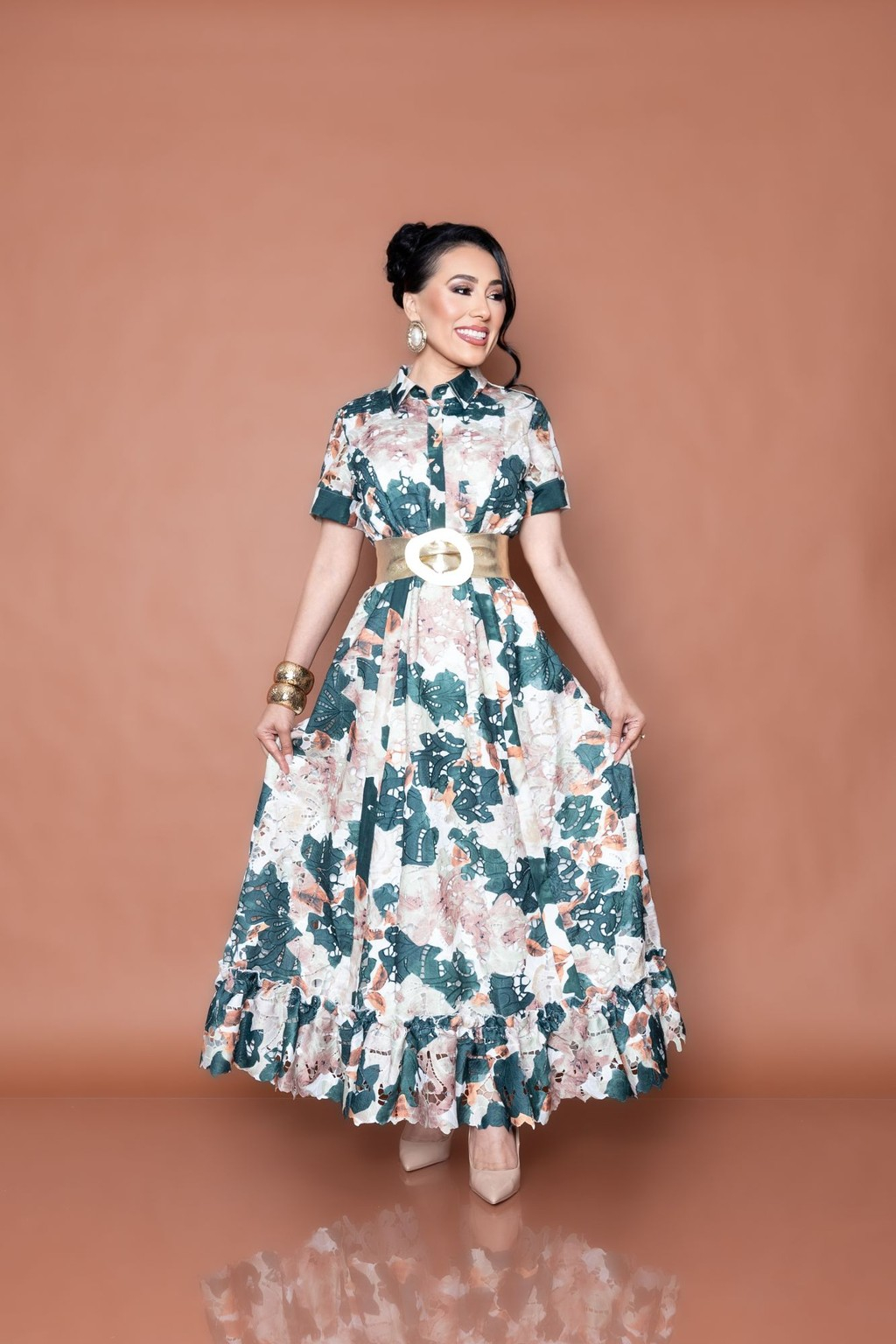 Vestido Floral P07552