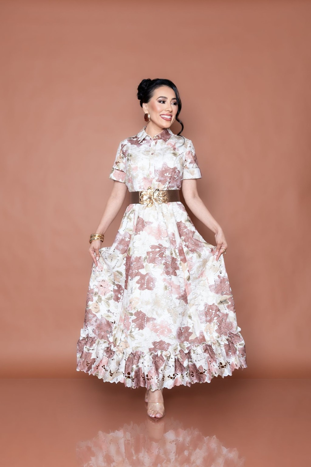 Vestido Floral P07551