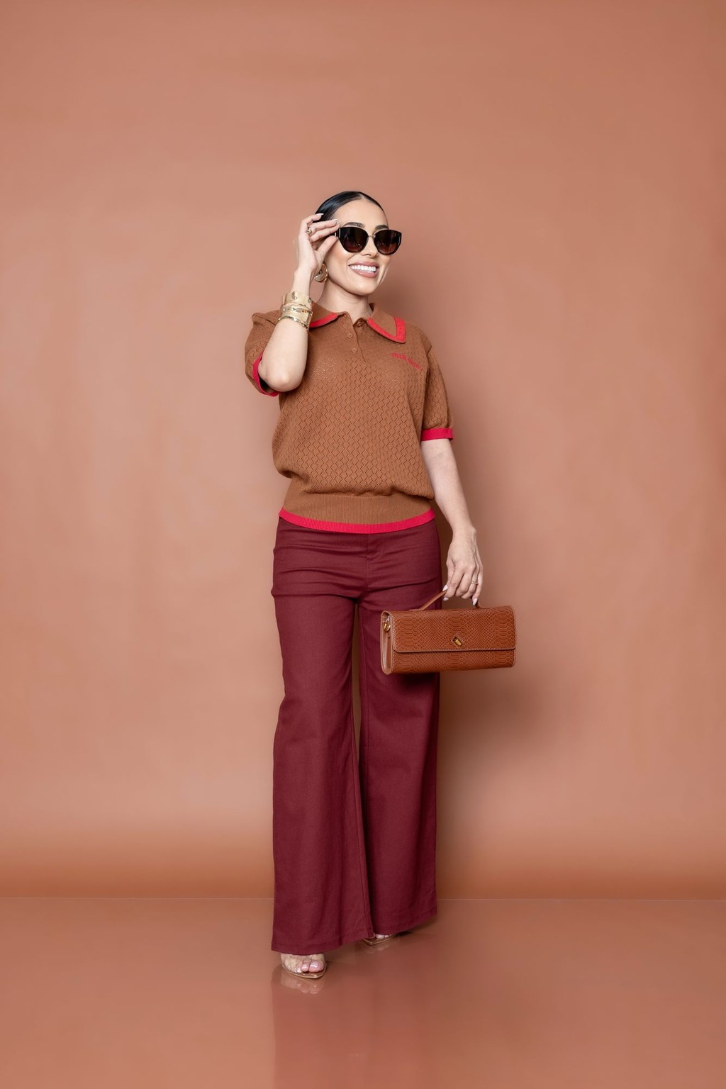 Pantalón Burgundy P07190