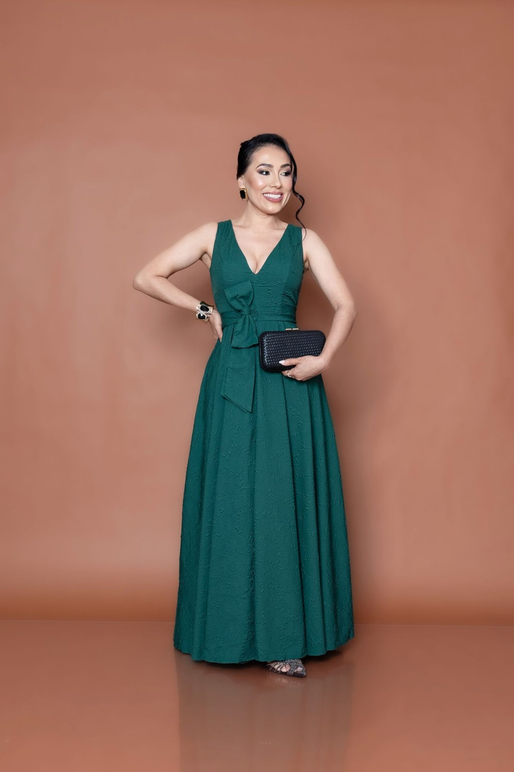Vestido Verde P07615