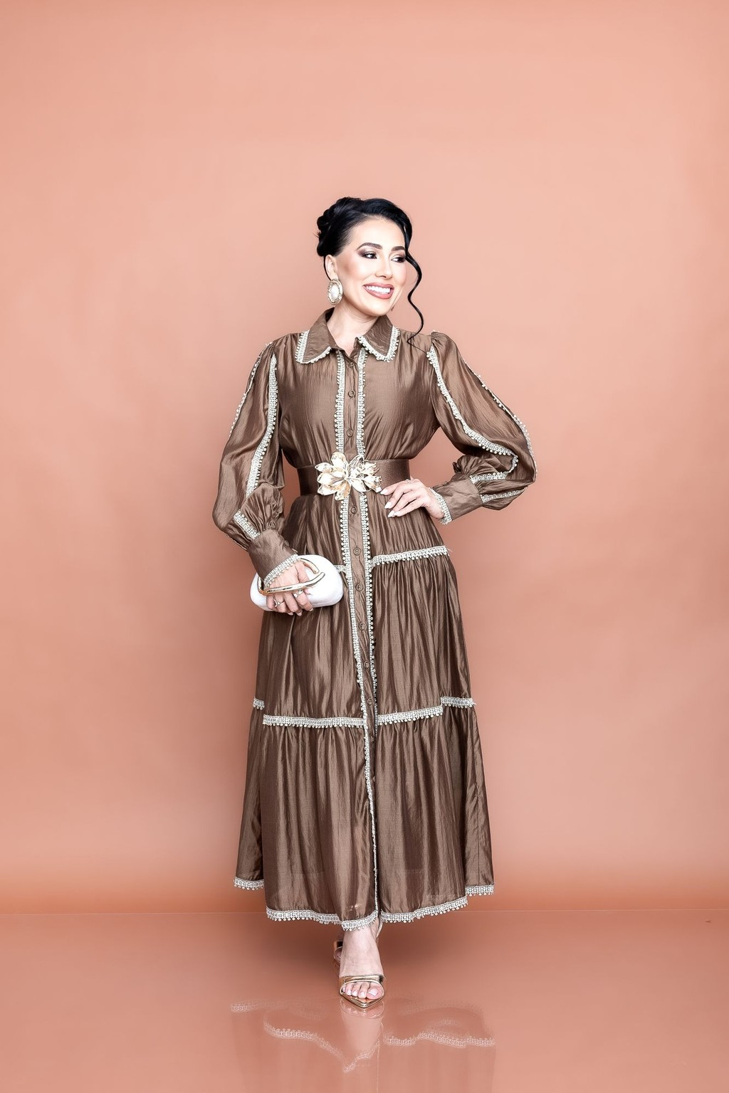 Vestido Brown P07523