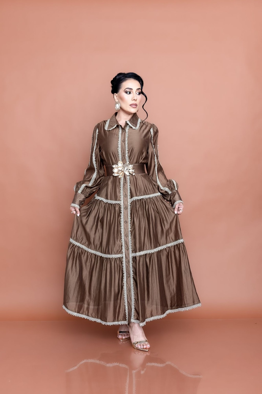 Vestido Brown P07523