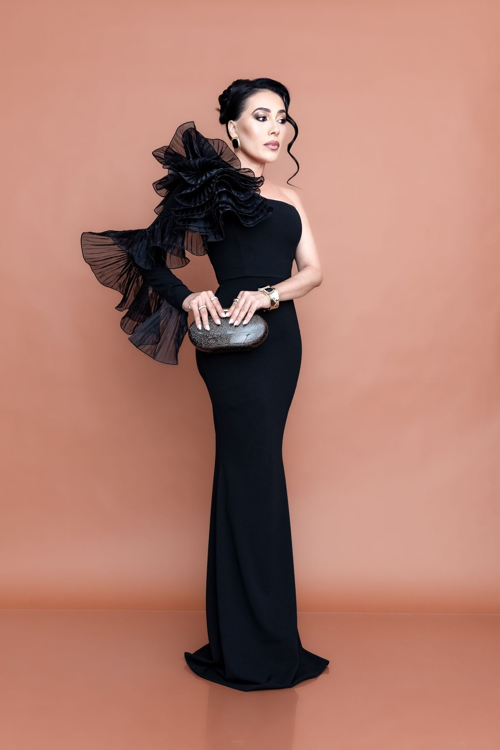 Vestido Negro P07583