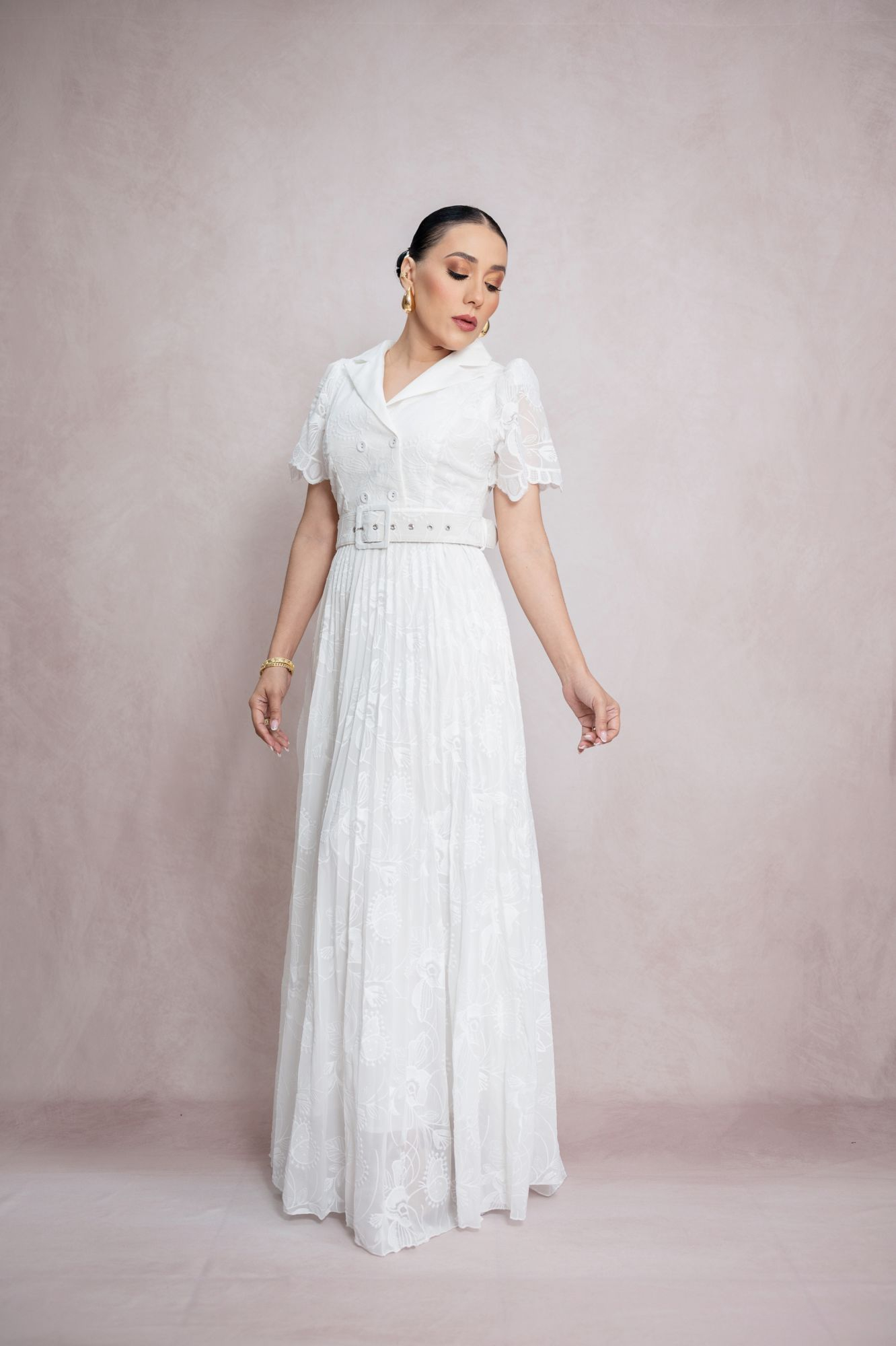 VESTIDO BLANCO P07417