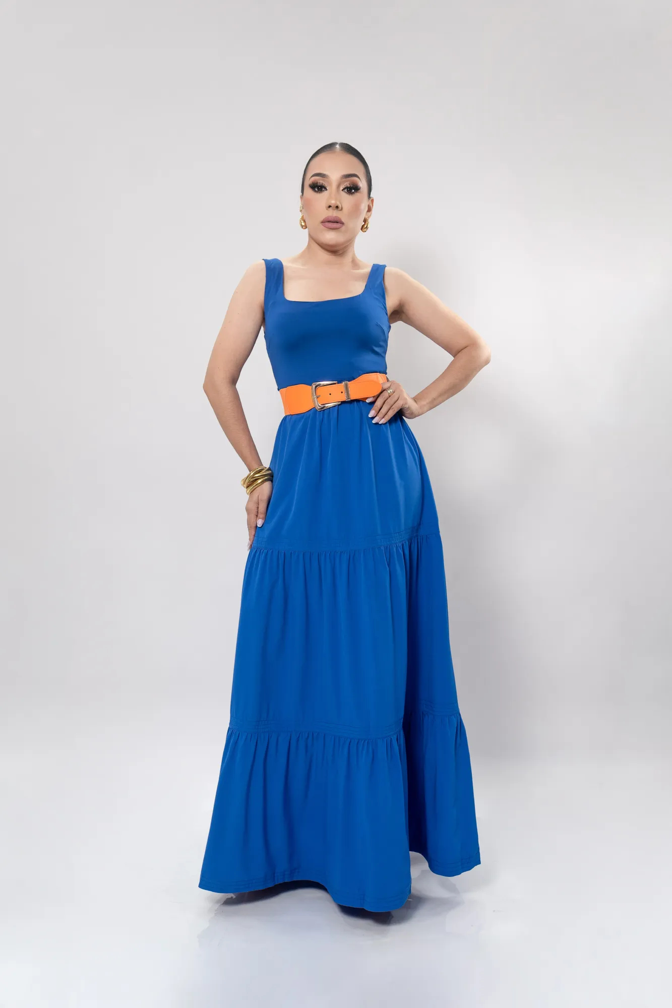 MAXI VESTIDO AZUL P06743