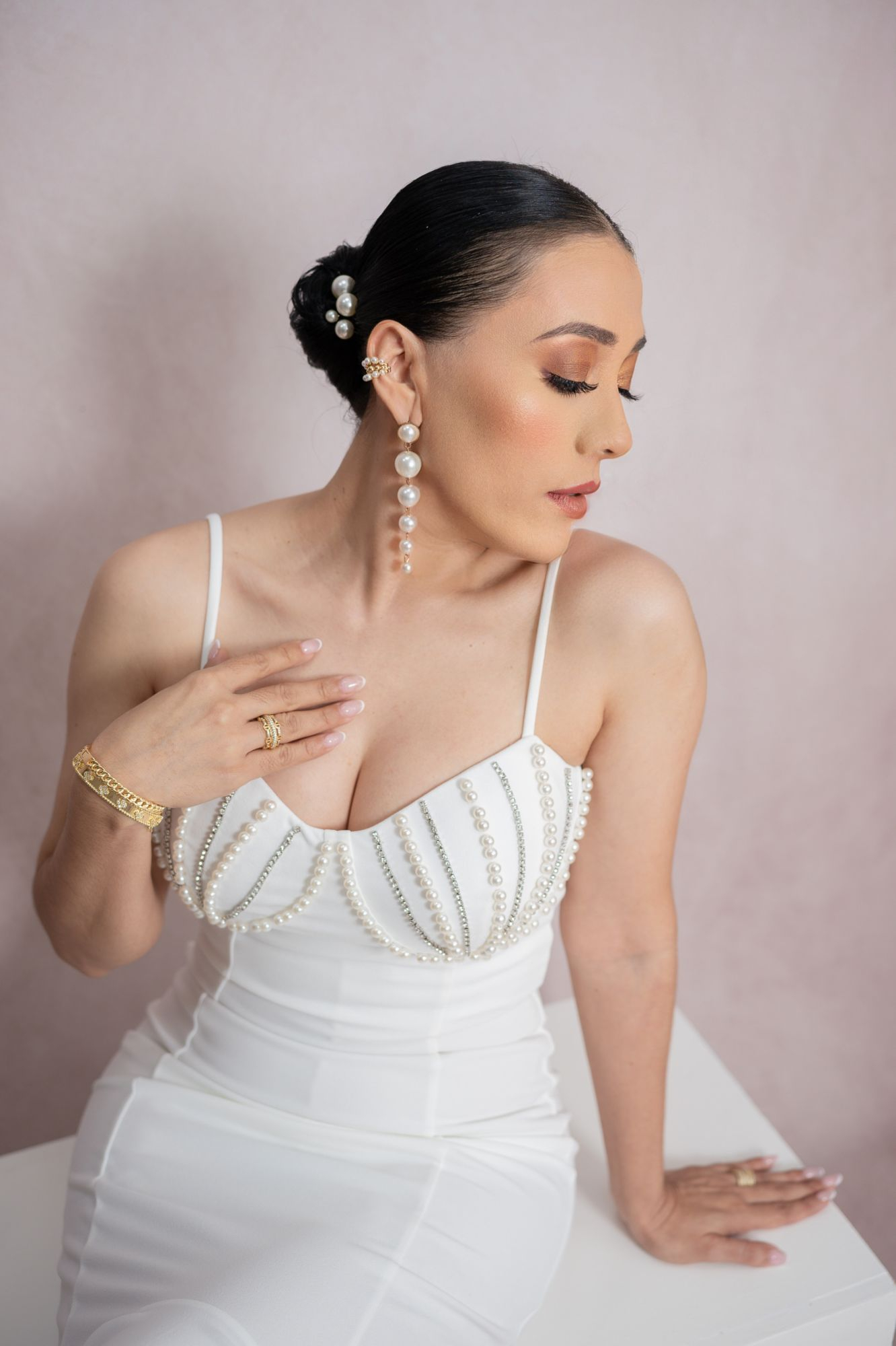 VESTIDO WHITE P07495 - Imagen 5