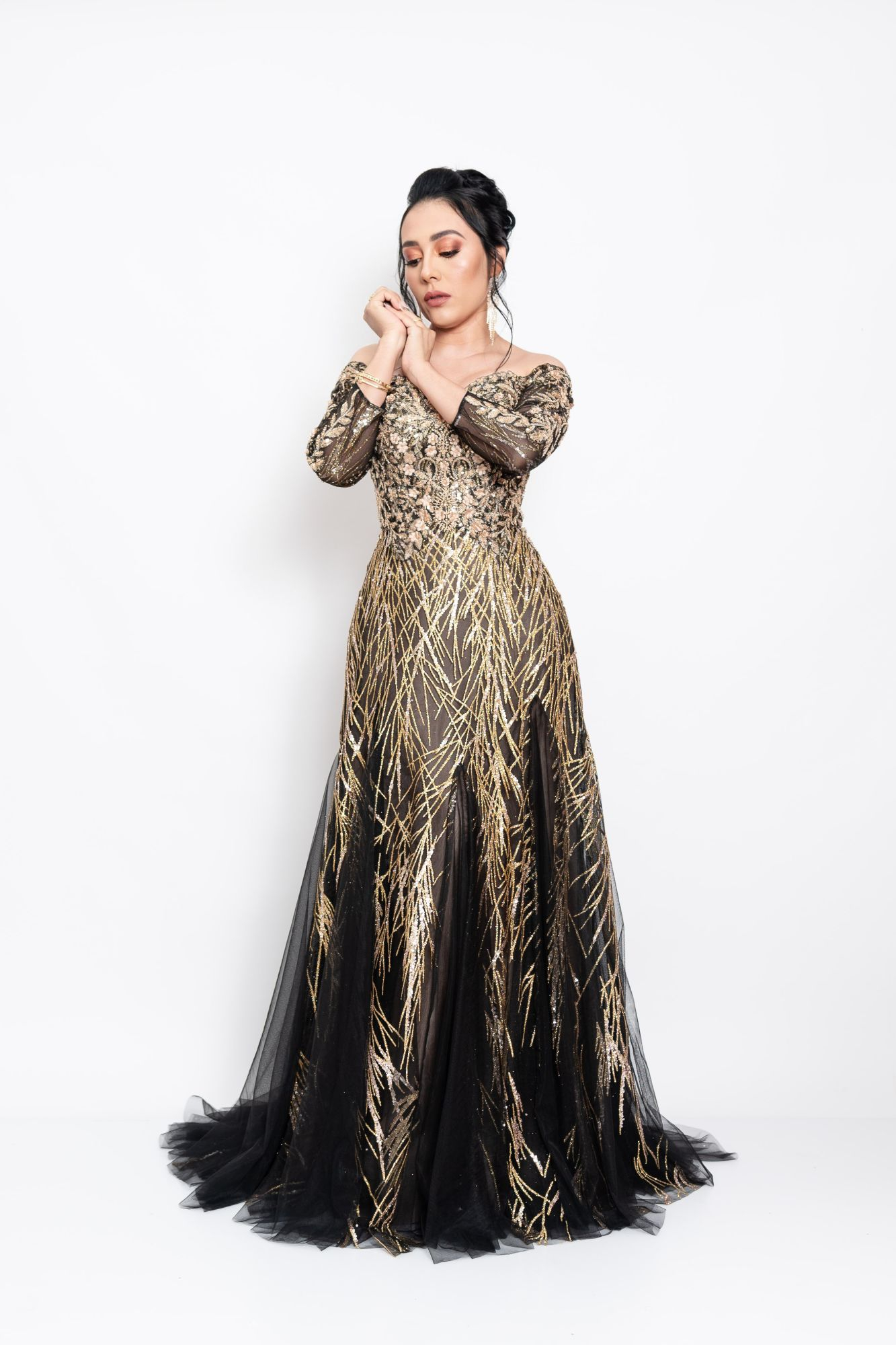 VESTIDO NEGRO P07465