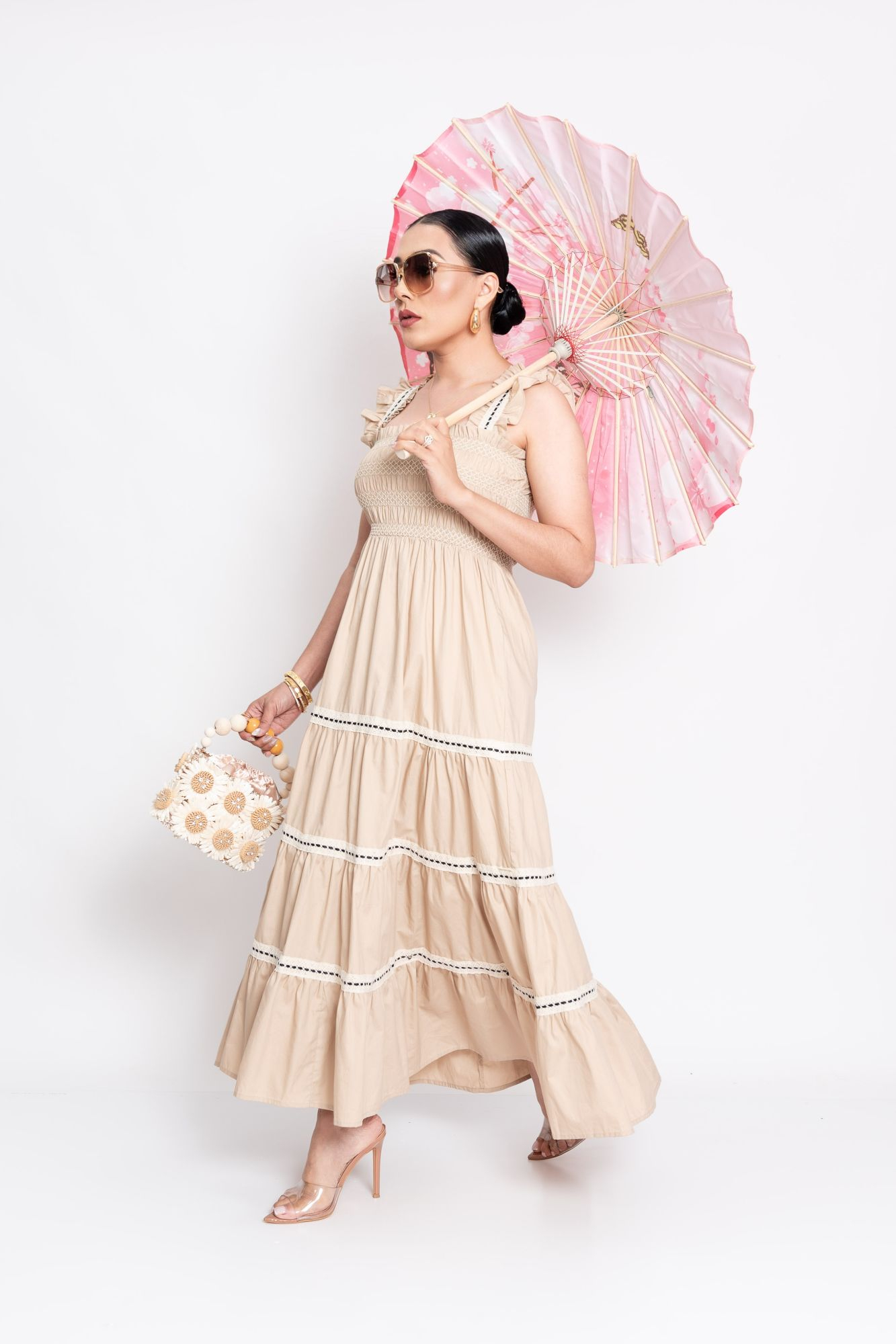 MAXI VESTIDO KHAKI P06802