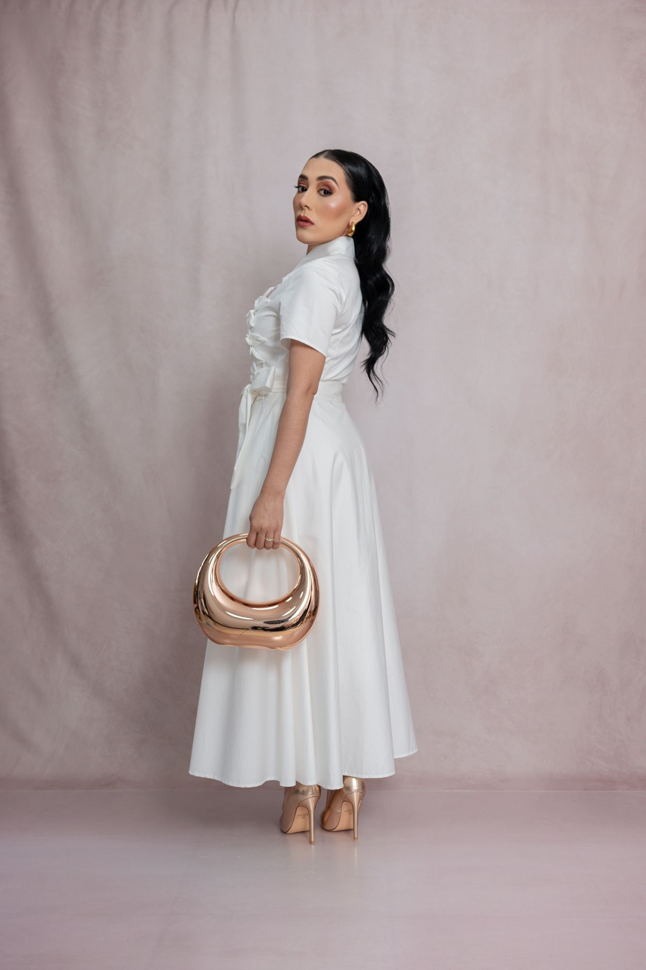 MAXI VESTIDO BLANCO P06757 - Imagen 4