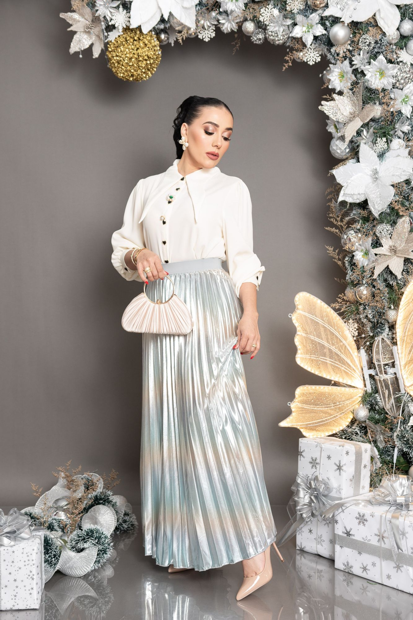 MAXI FALDA SILVER P06740