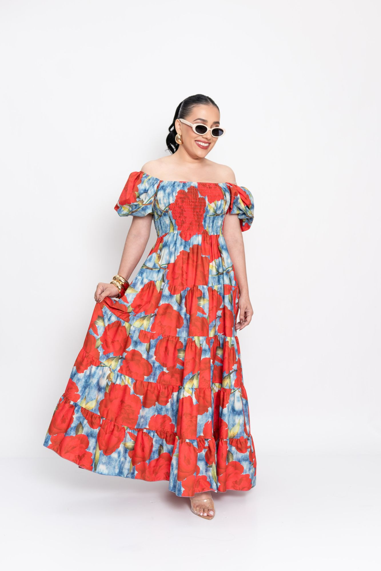 Midi Vestido Floral P06992