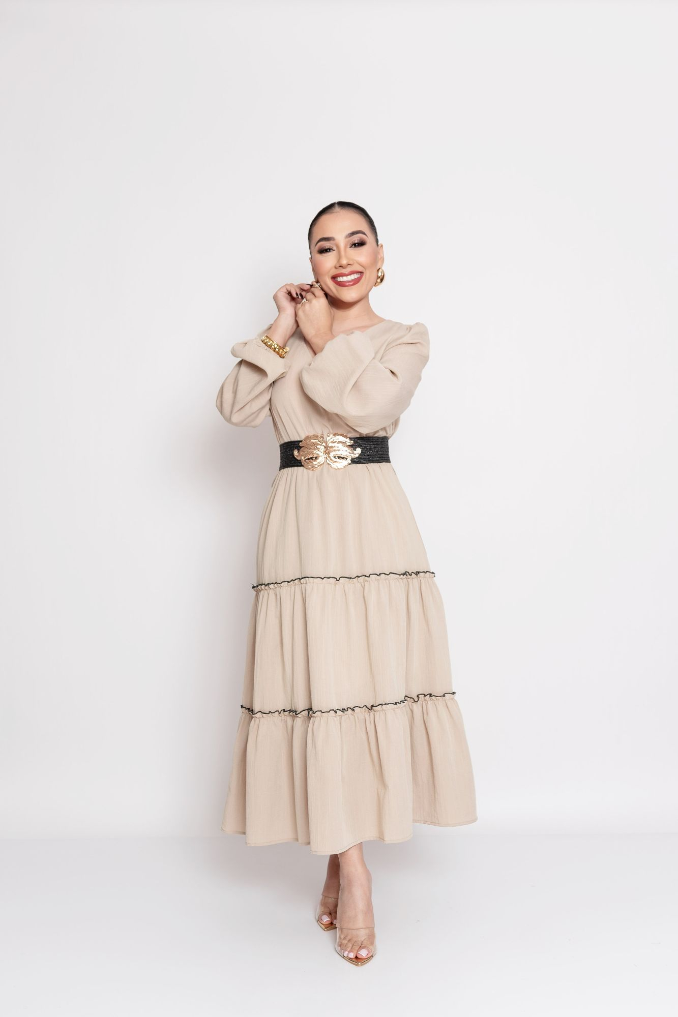 VESTIDO NATURAL P07461