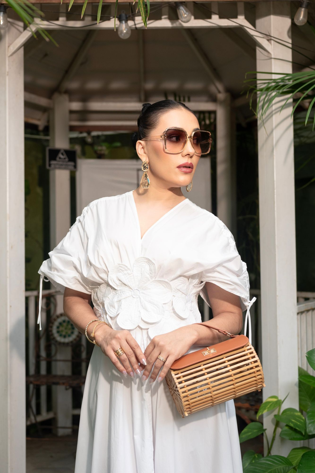 MIDI VESTIDO BLANCO P06850 - Imagen 4