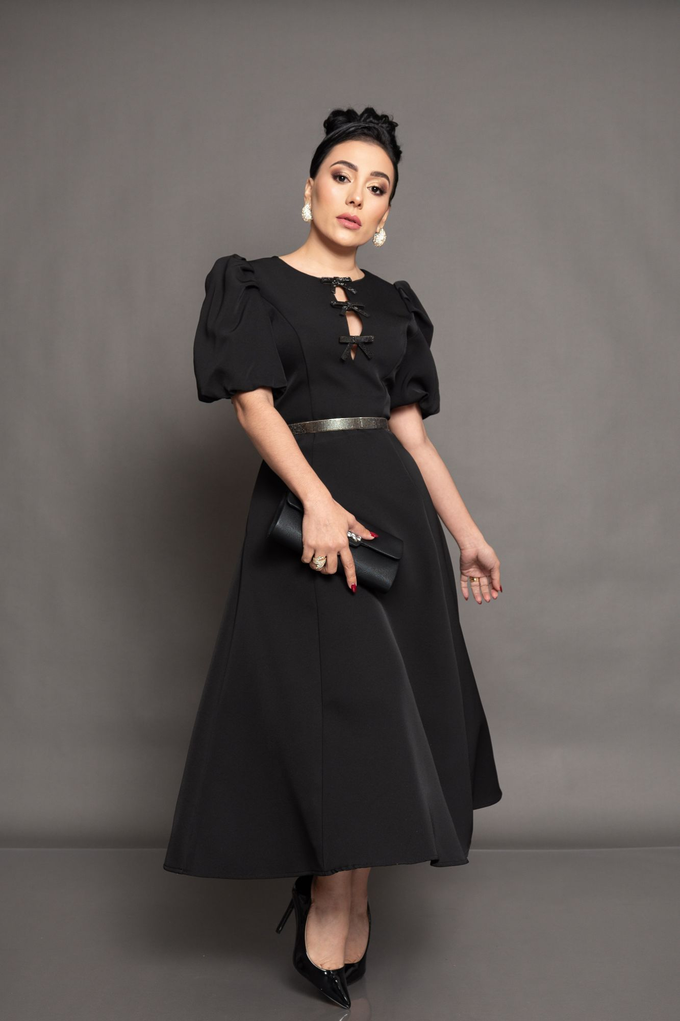 MIDI VESTIDO BLACK P06848