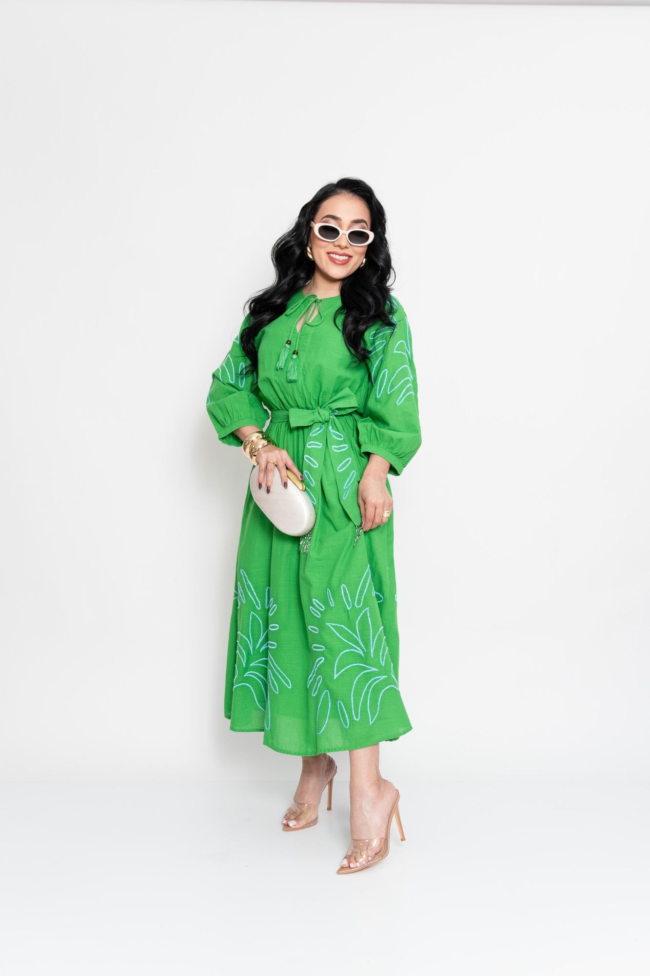 Maxi Vestido Verde P06943