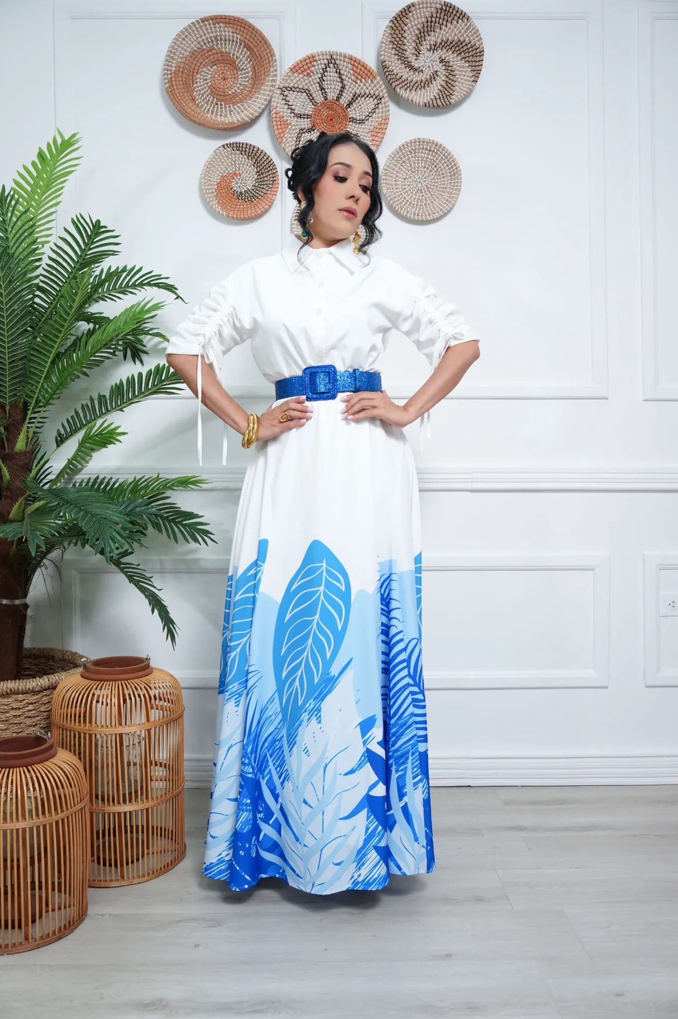 MAXI VESTIDO BLUE P06769