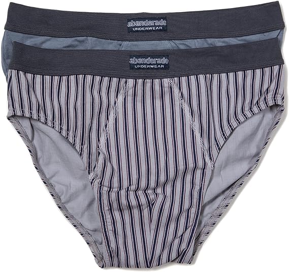 👔 Pack de 2 Slips Abanderado Modelo 5379 en Gris y Rayas: Elegancia, Confort y Calidad para el Hombre Actual