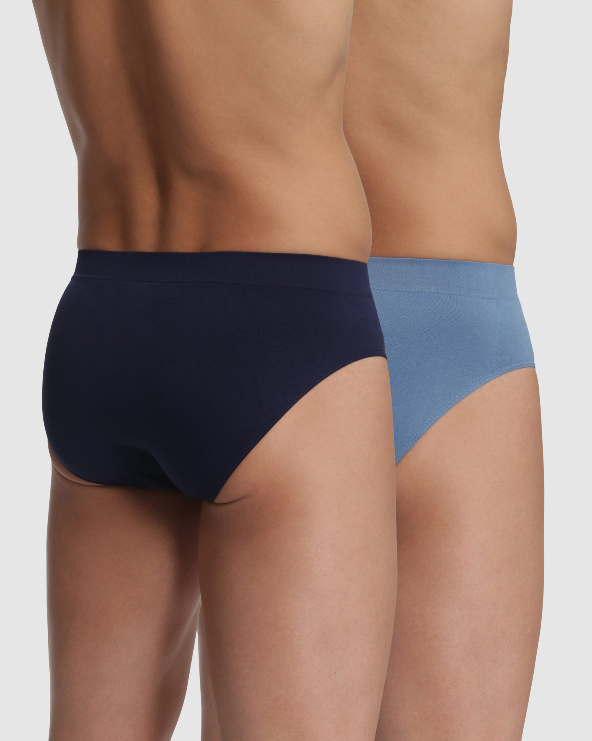 pack 2 slip  sin costura micofibra dim ad005hg talla m