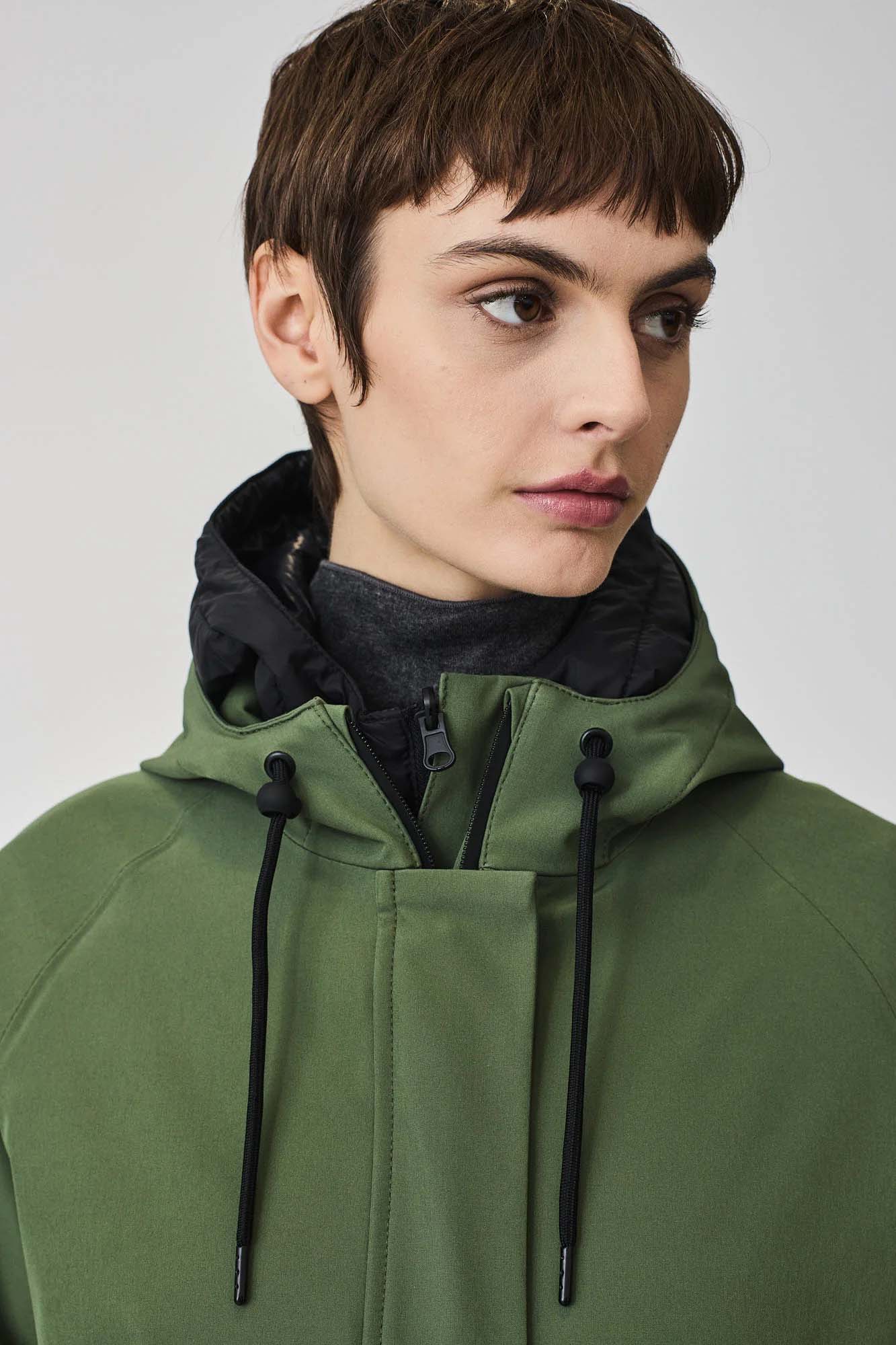 Abrigo 3 en 1 OLUJA BRONZE GREEN - Imagen 9