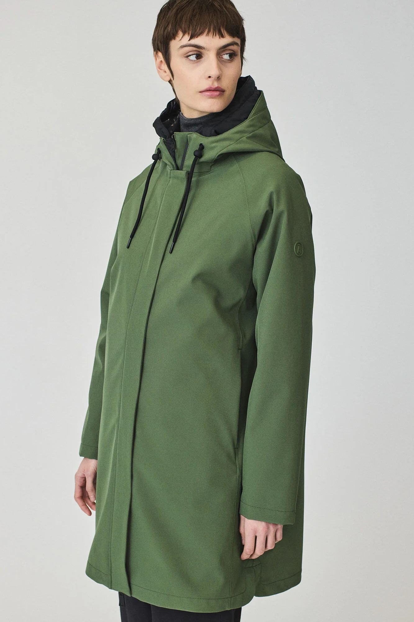 Abrigo 3 en 1 OLUJA BRONZE GREEN - Imagen 5