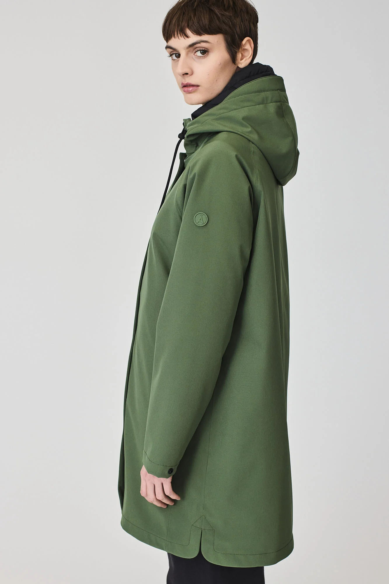 Abrigo 3 en 1 OLUJA BRONZE GREEN - Imagen 8