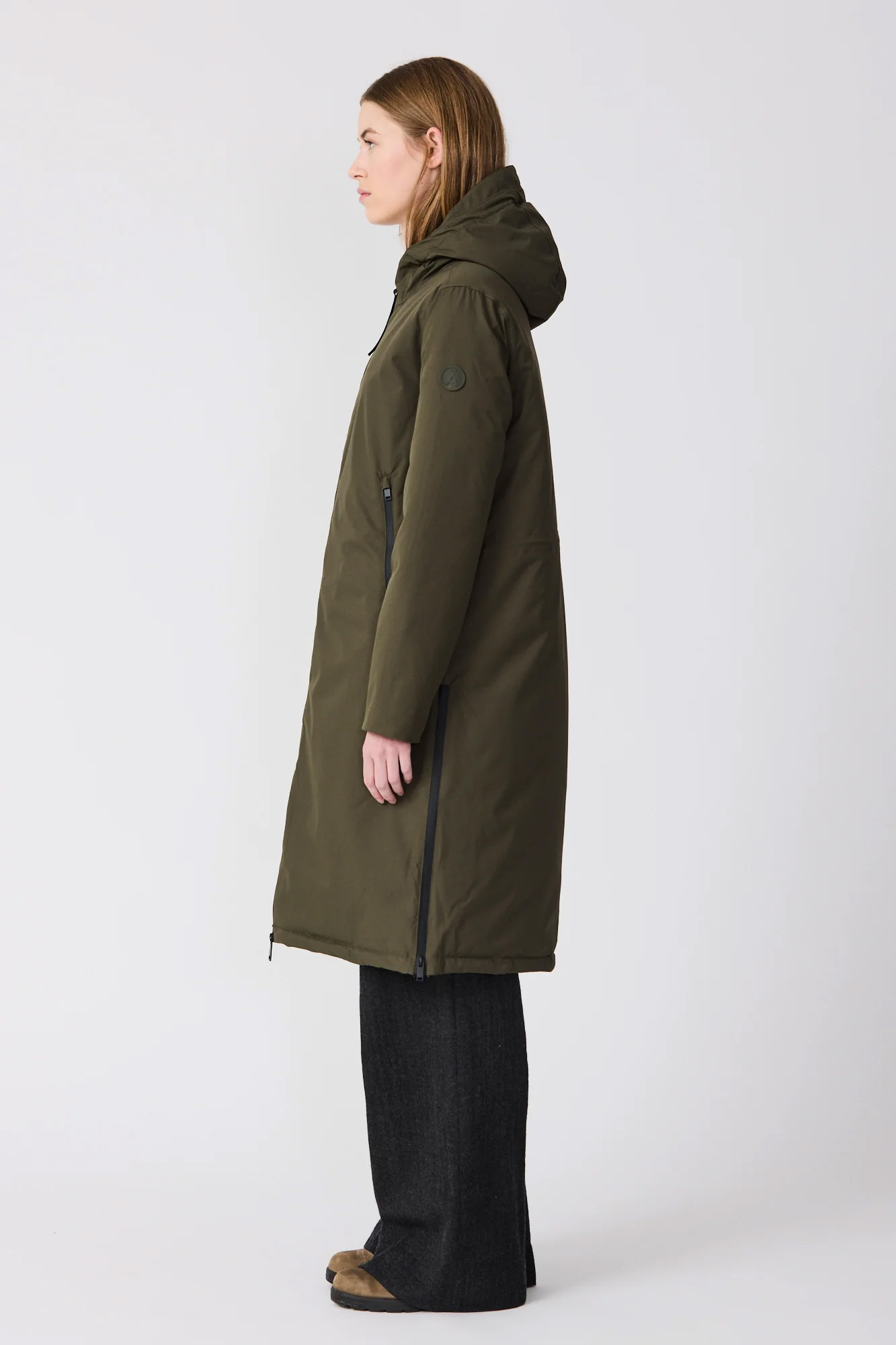 Abrigo impermeable CHER KHAKI