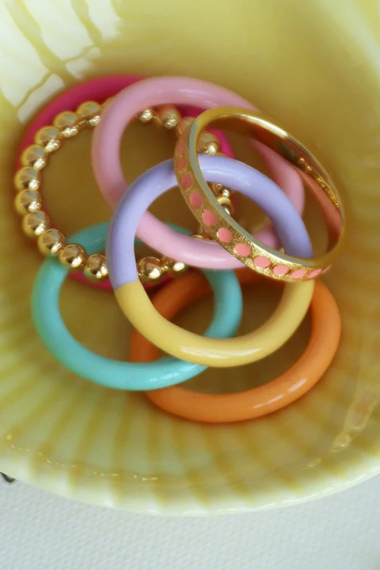 Anillo COLOR BALL GOLD - Imagen 5