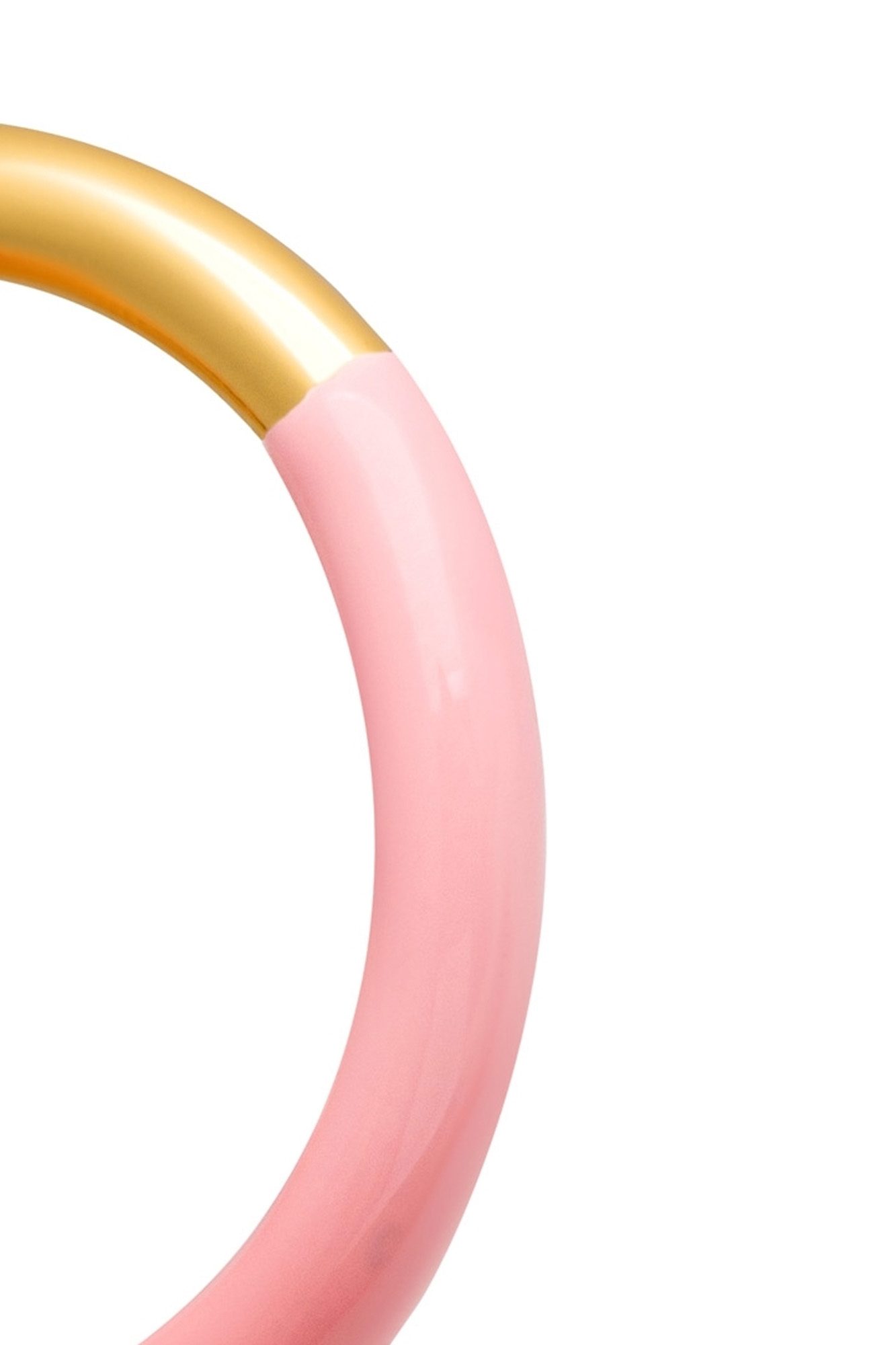 Anillo bañado en oro doble color ROSA