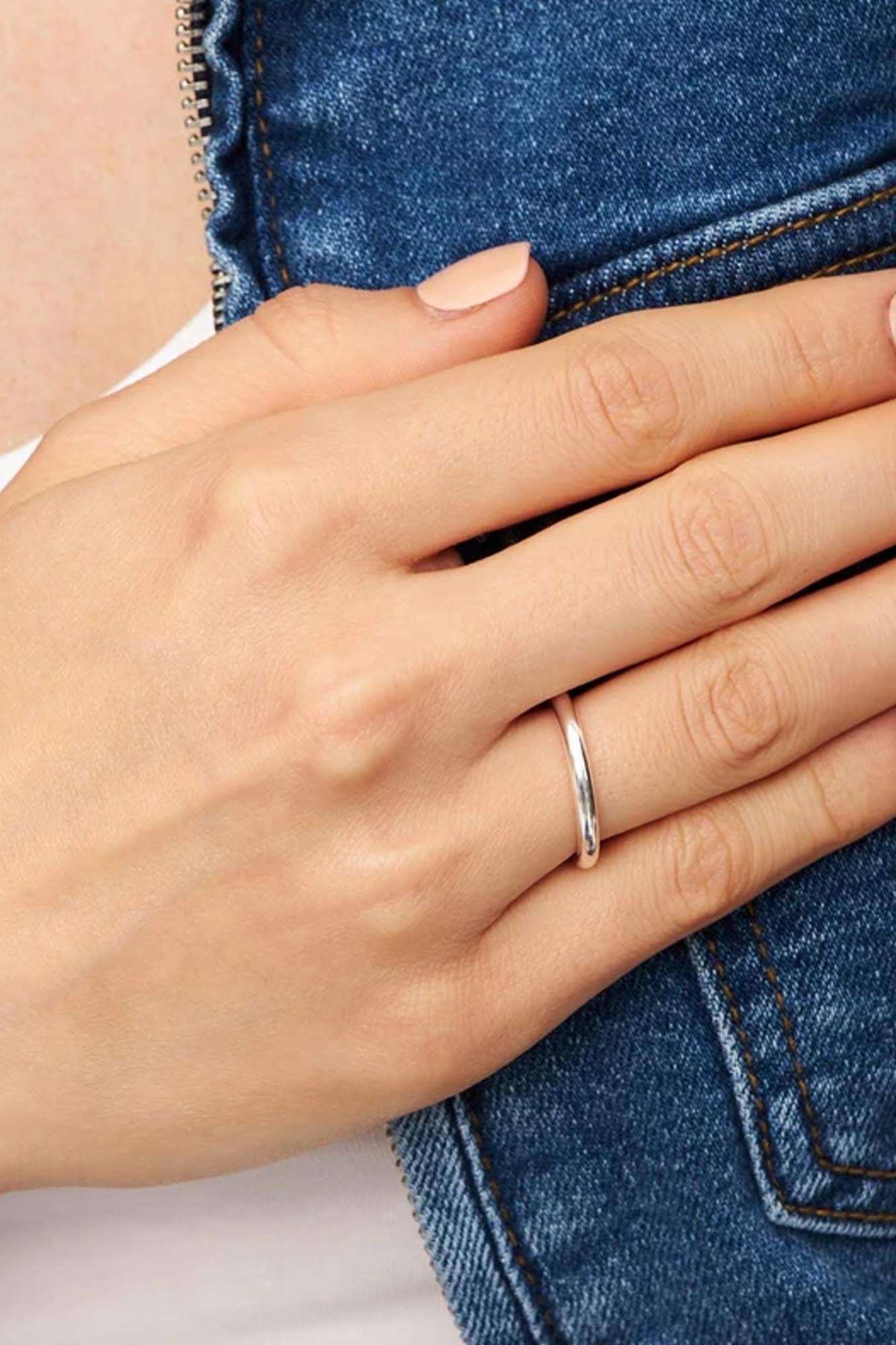 Anillo de plata SHINY