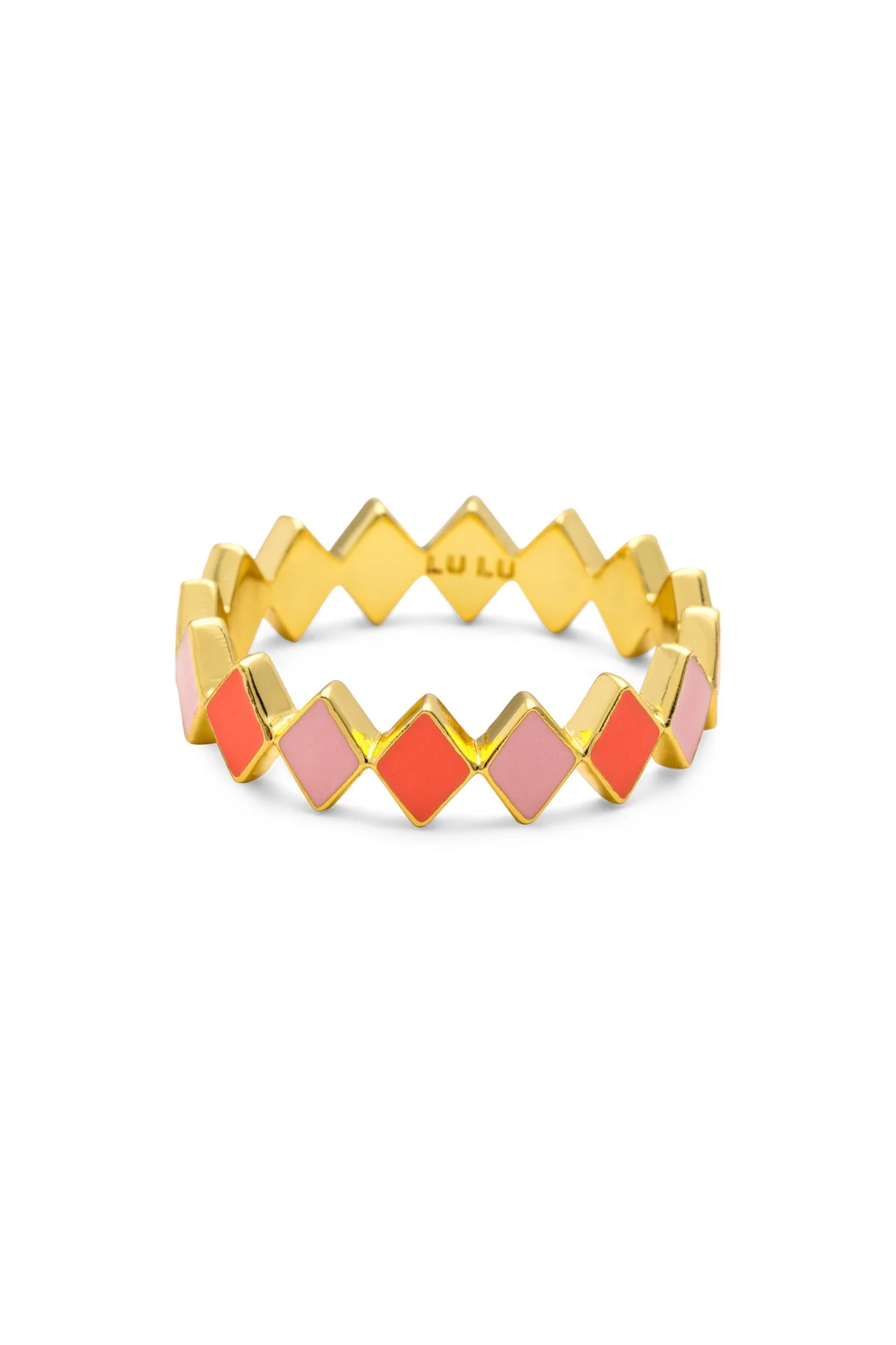 Anillo bañado en oro CONFETI PINK