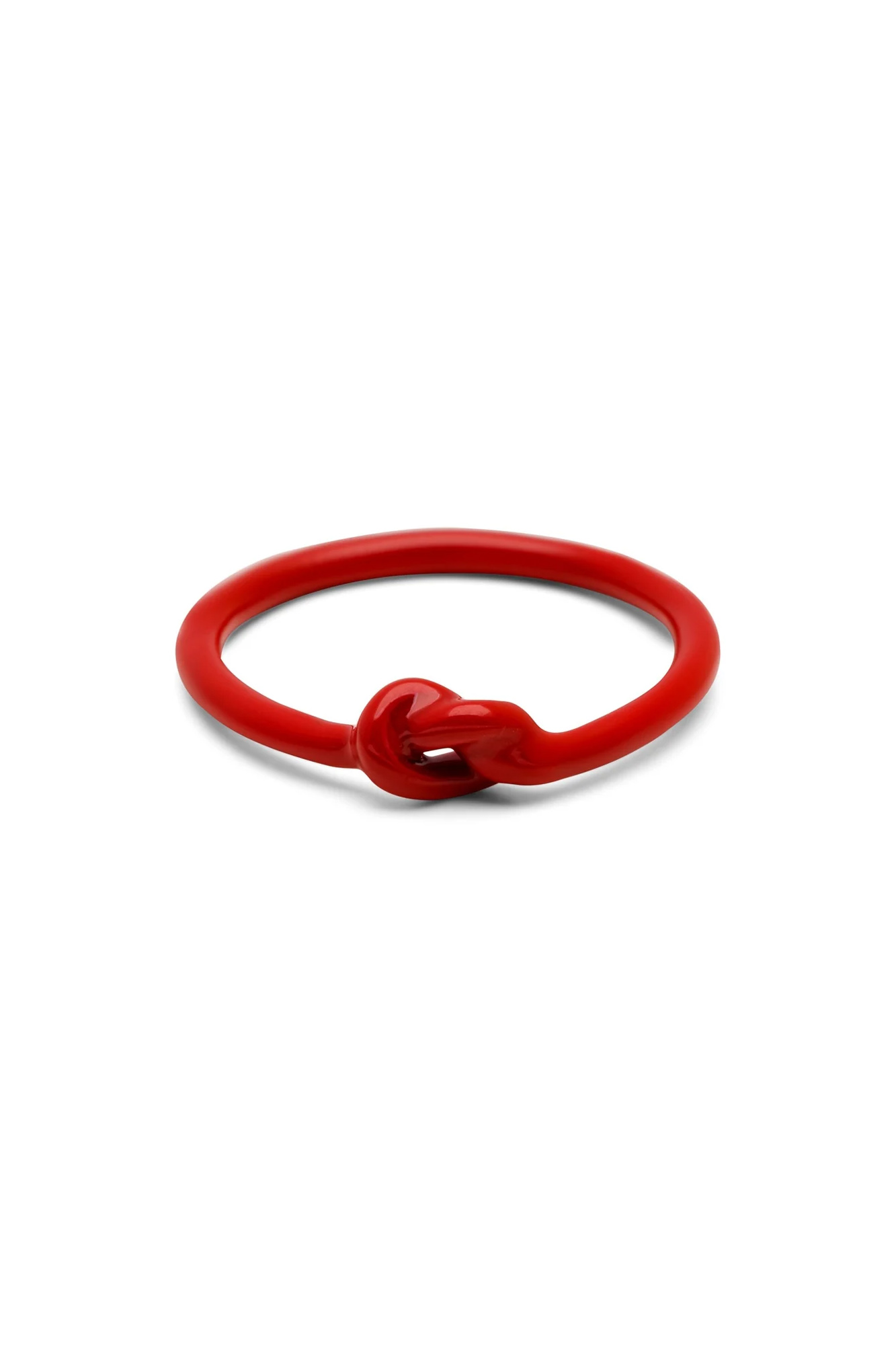 Anillo esmaltado LOVE KNOT RED