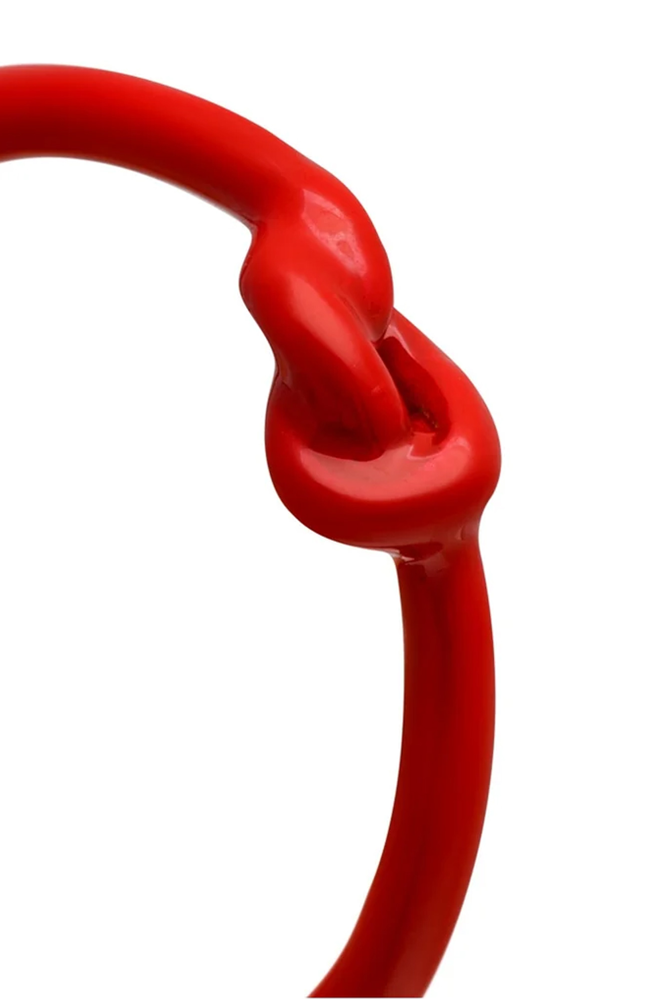 Anillo esmaltado LOVE KNOT RED - Imagen 4