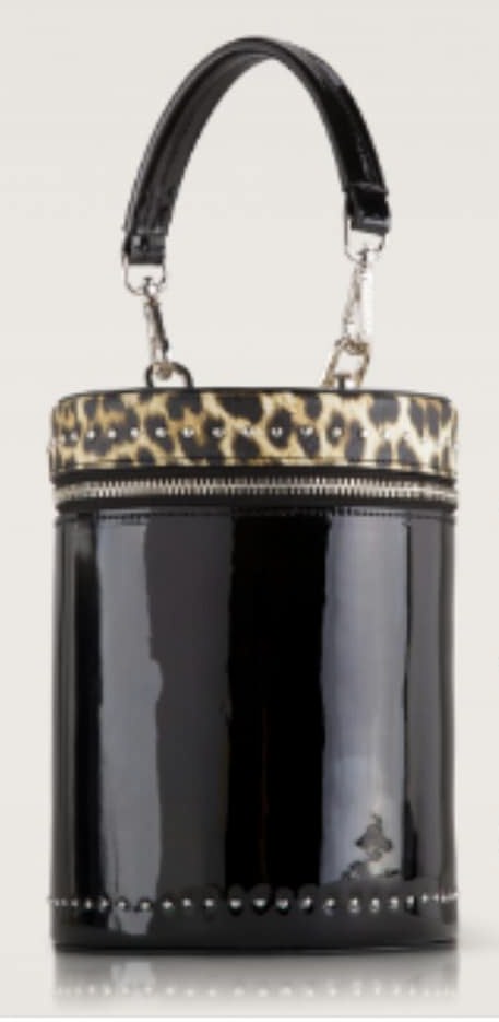 Bolso mujer BOMBONERA charol Animal Print