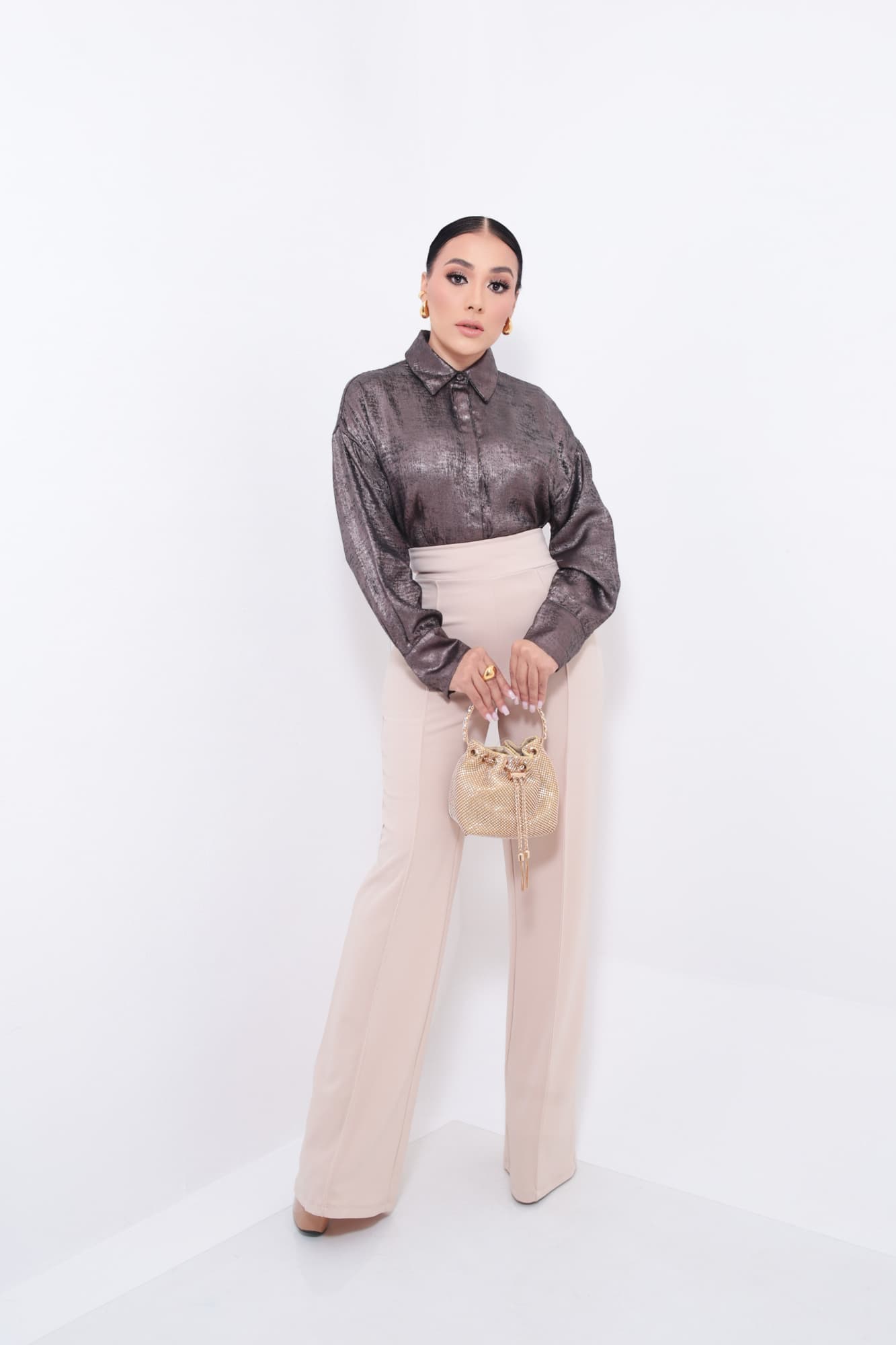 Blusa Gunmetal P05582