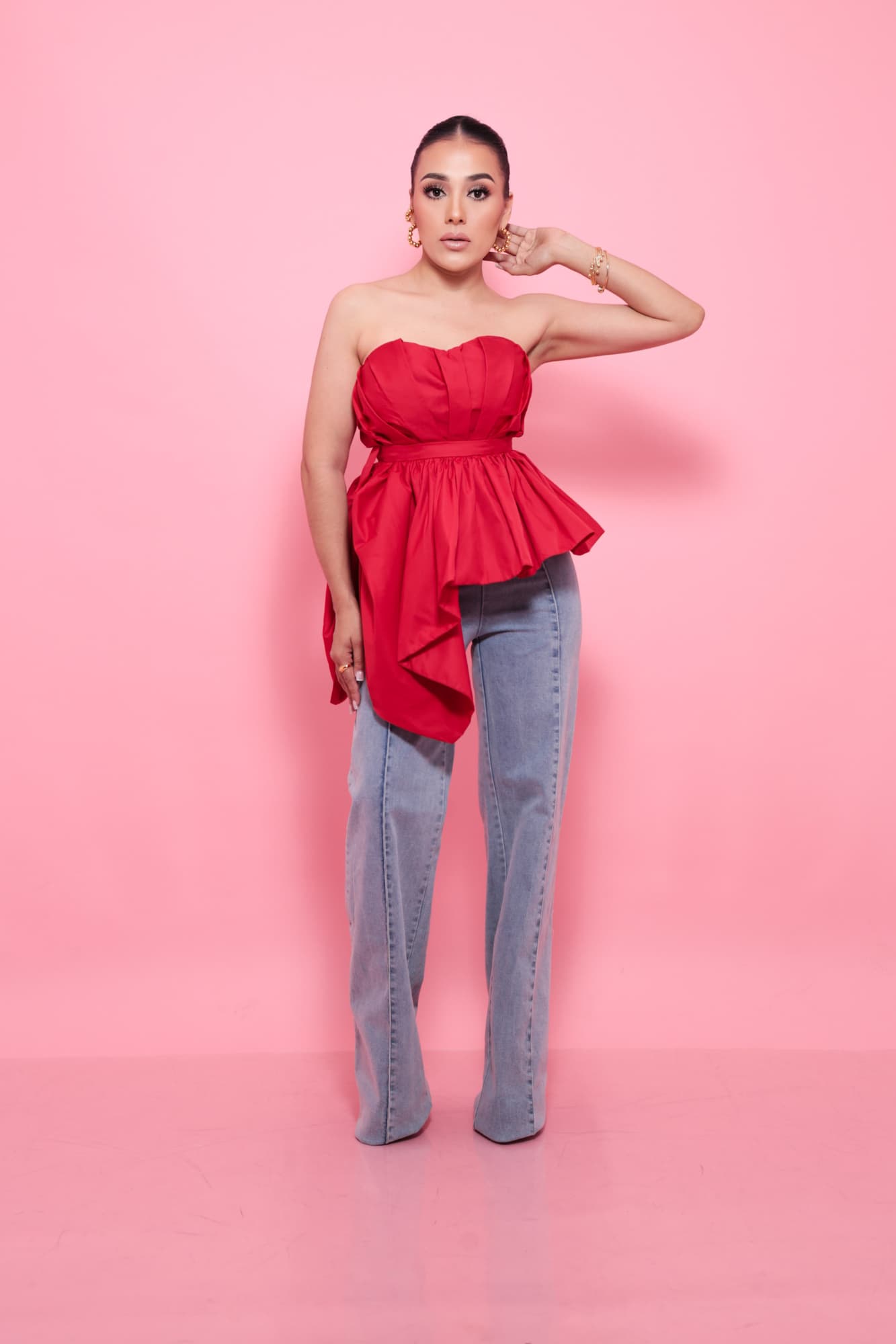 BLUSA ROJO BEULAH P05386