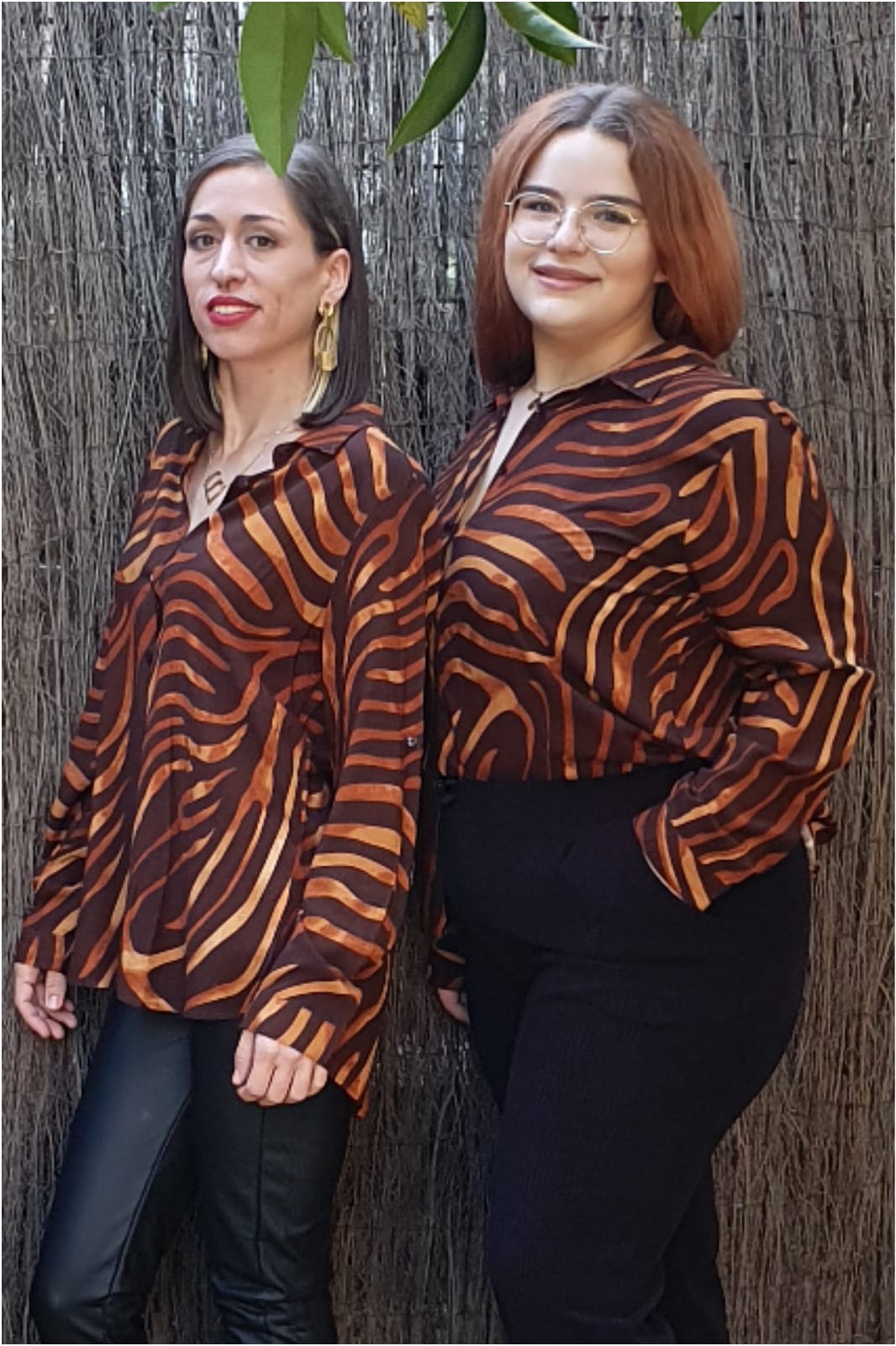 Camisa mujer animal print cebra