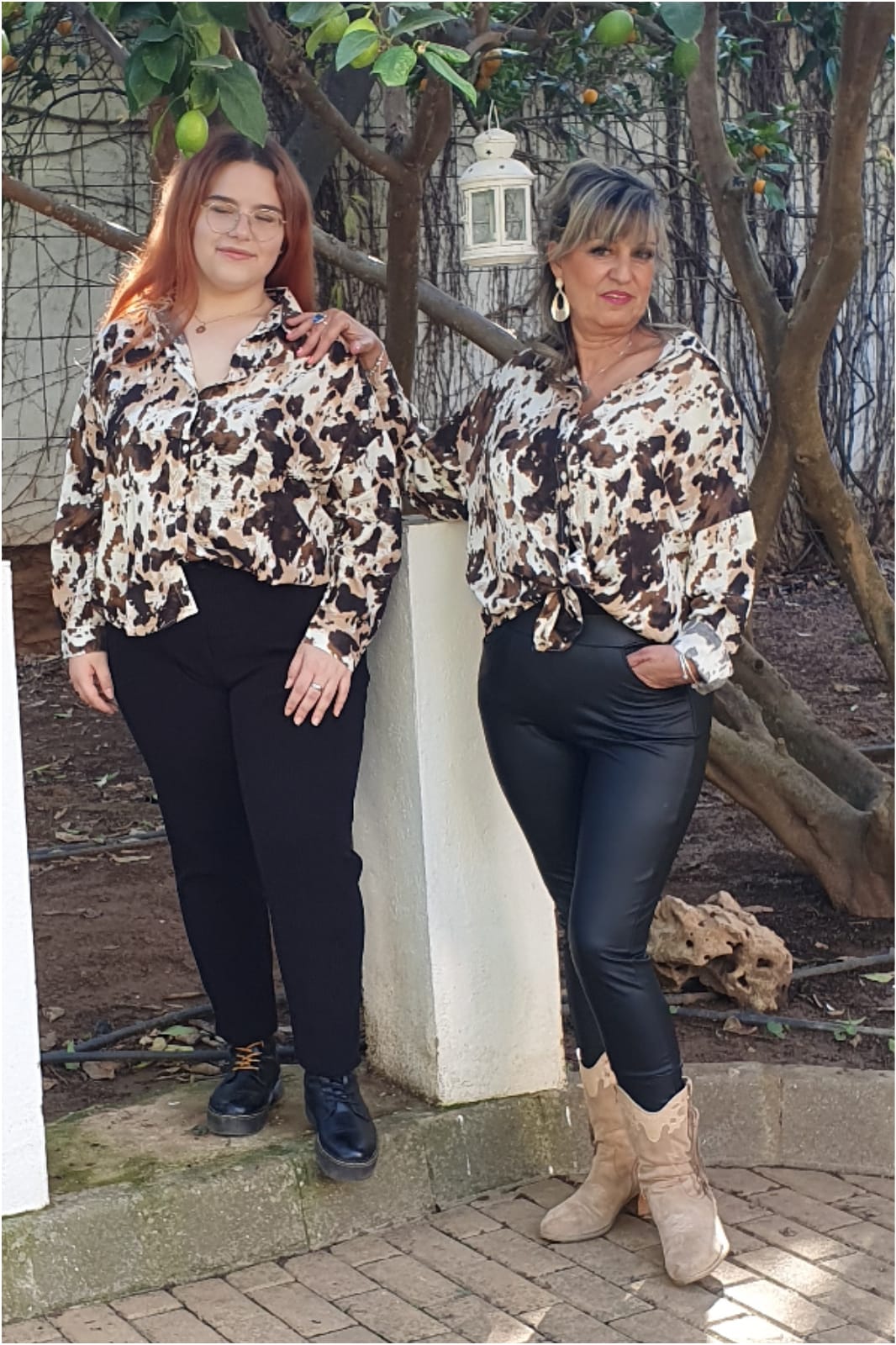 Camisa mujer estampada animal print