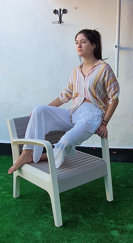 Camisa mujer fluida rayas - Imagen 3