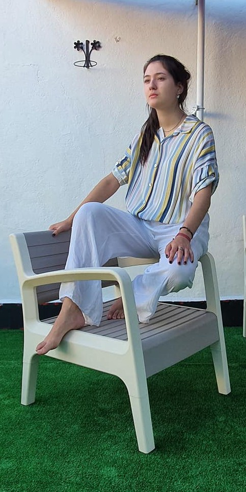 Camisa mujer fluida rayas