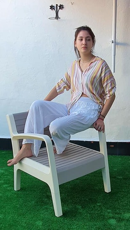 Camisa mujer fluida rayas