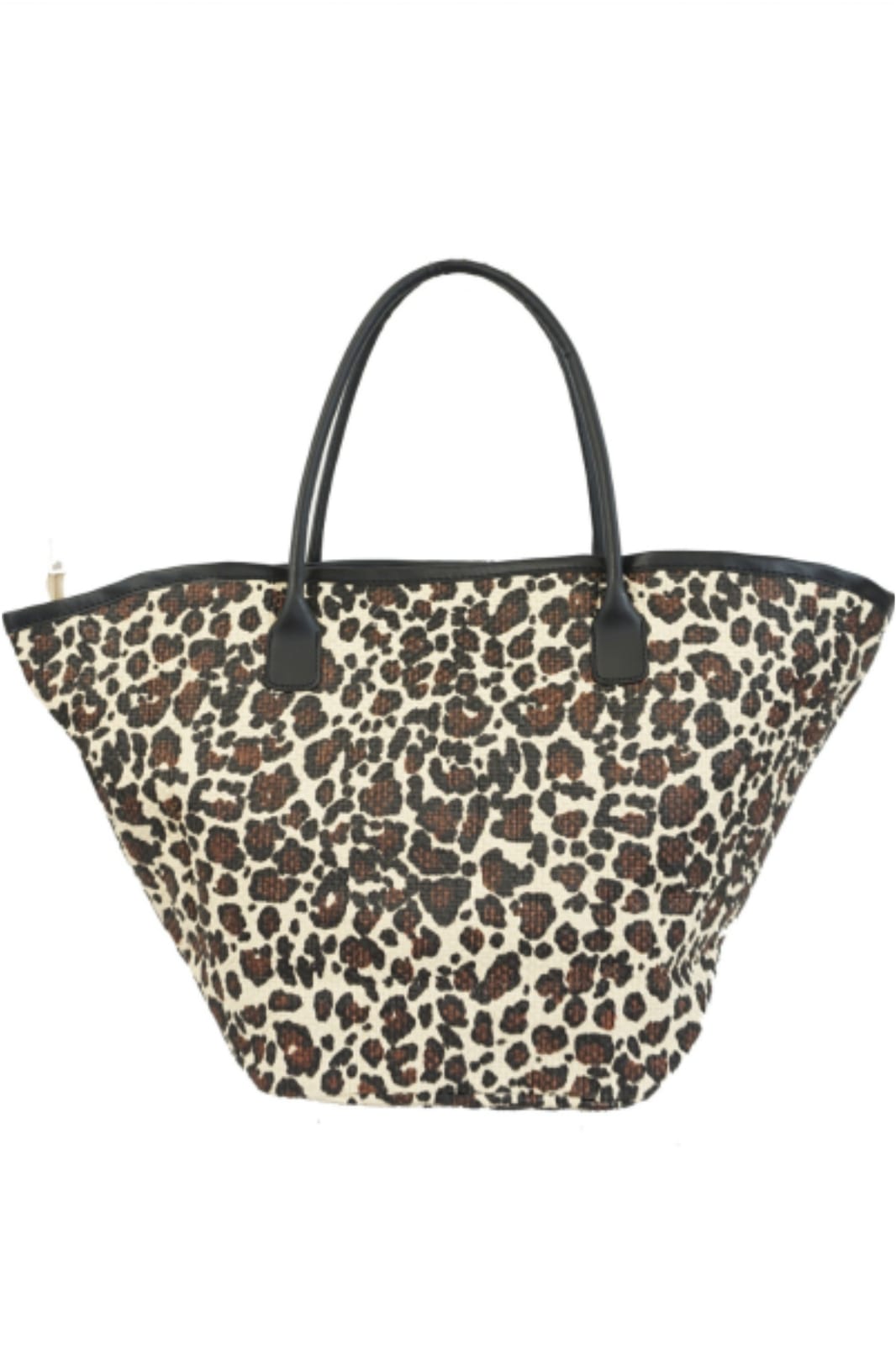 Bolso rafia estampado Animal Print