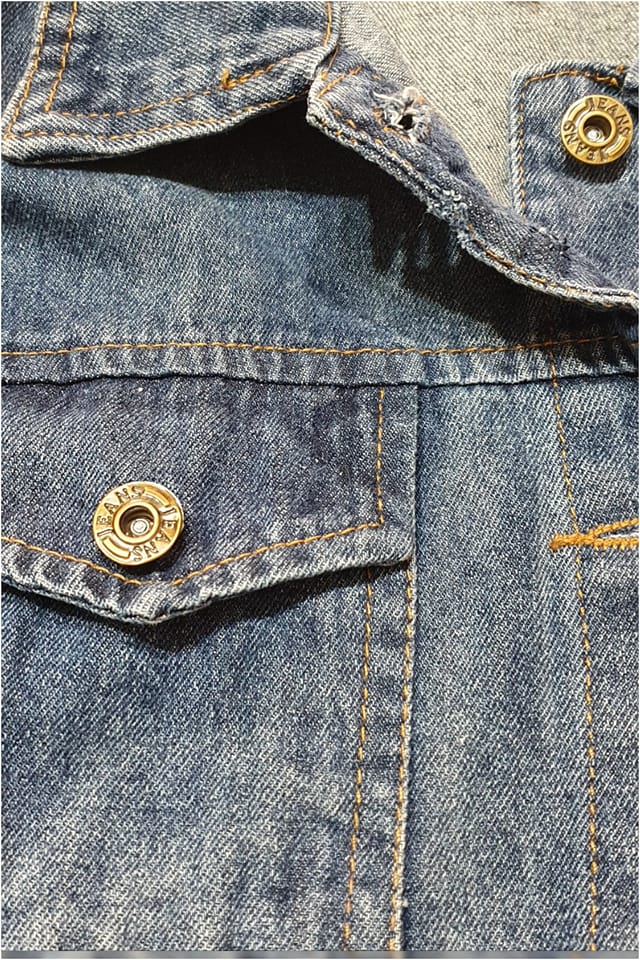 Chaleco vaquero mujer desflecado