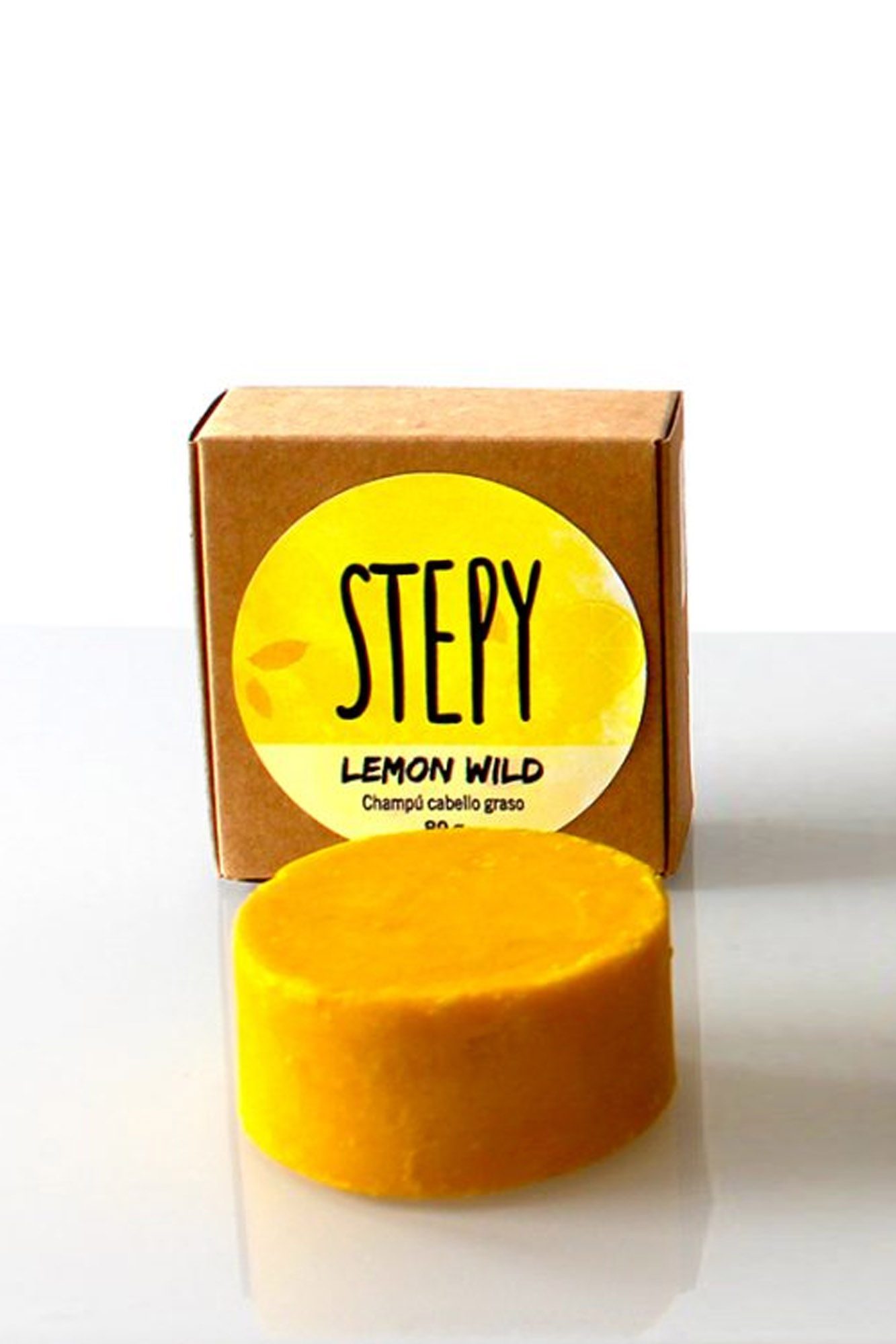 CHAMPÚ SÓLIDO para pelo graso LEMON WILD de STEPY