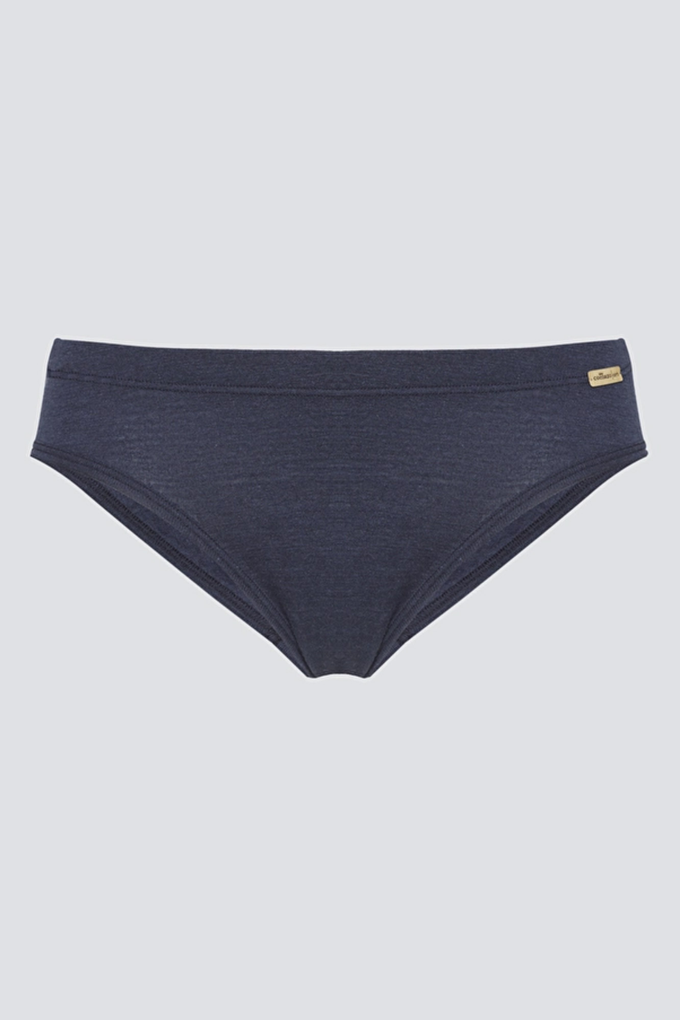 COMAZO braga de lana merino y seda azul - Imagen 4