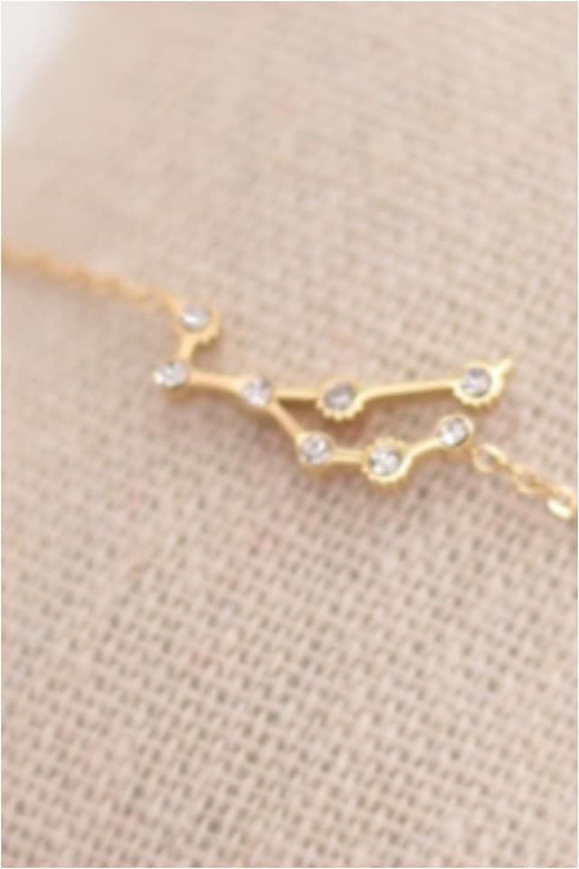 PULSERA MUJER ACERO DORADO HOROSCOPO VIRGO