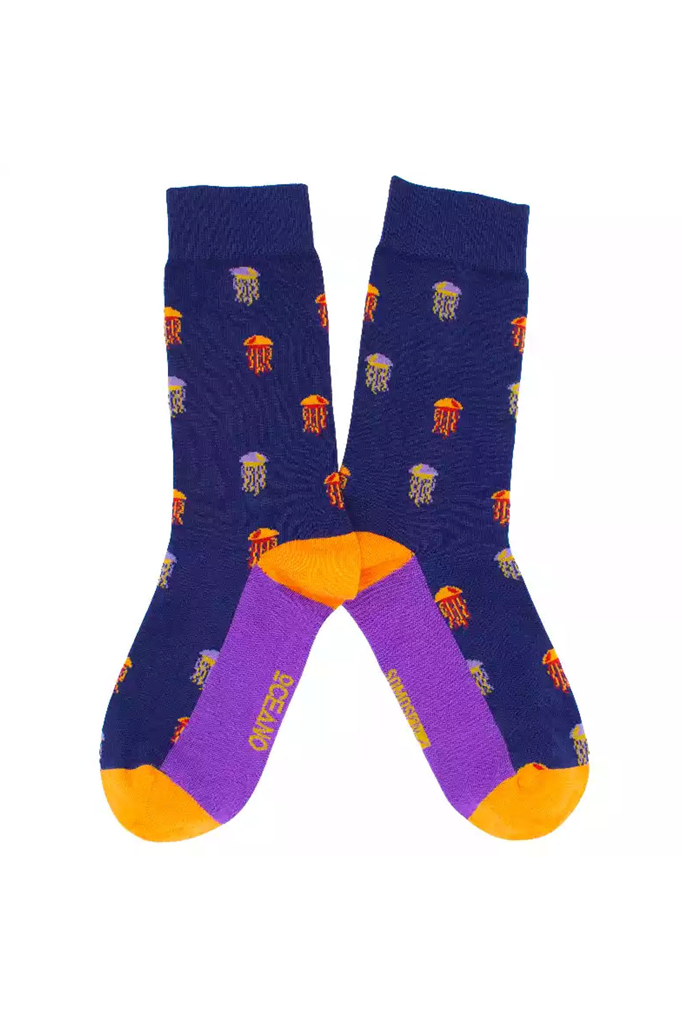 Calcetines de algodón MEDUSAS AZUL